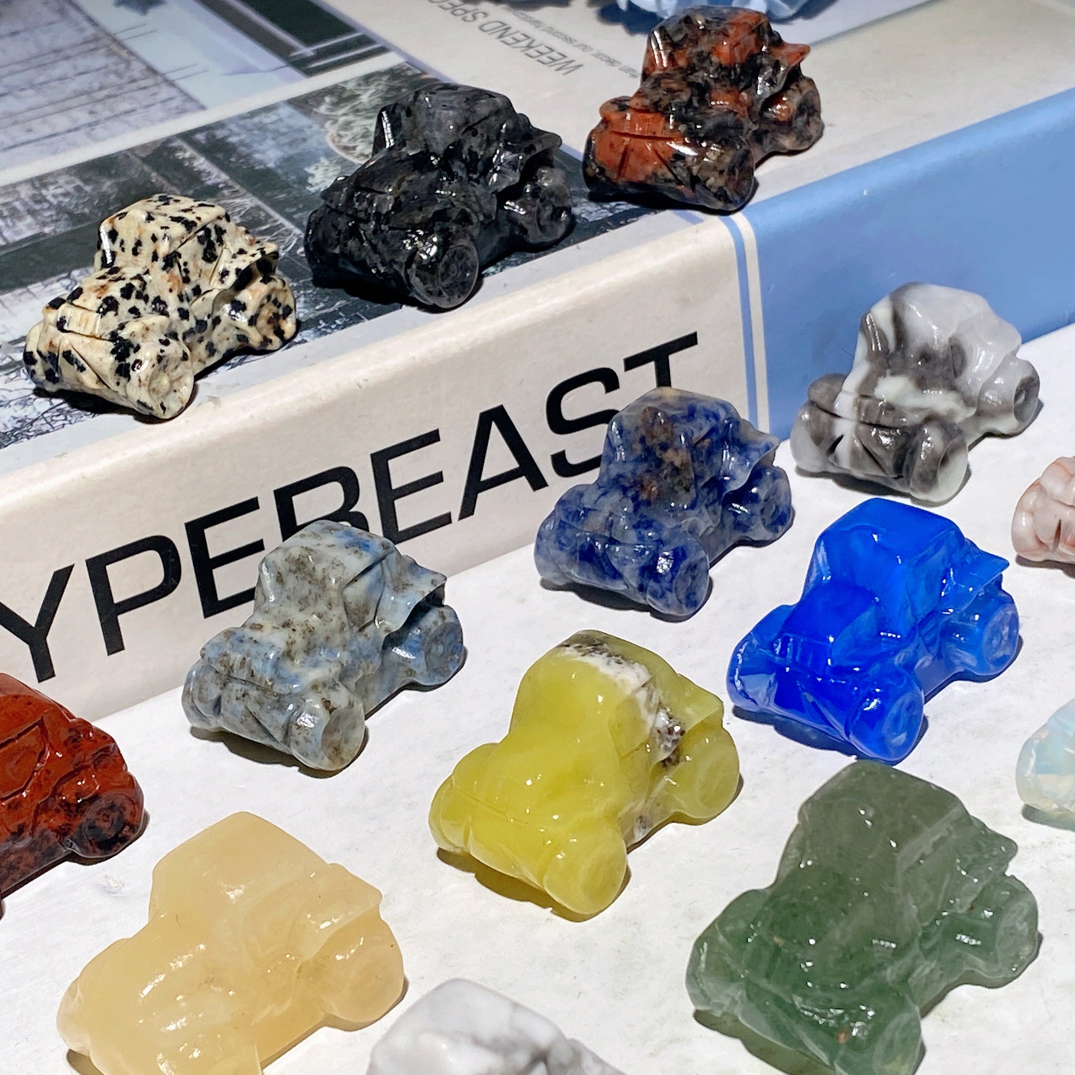1.1 inch Mixed Crystal Car Figurines for Healing Energy