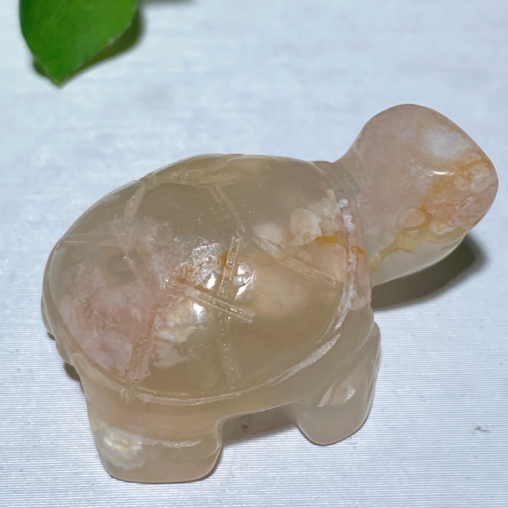 1.1" Mixed Crystal Mini Tortoise Carvings for Healing
