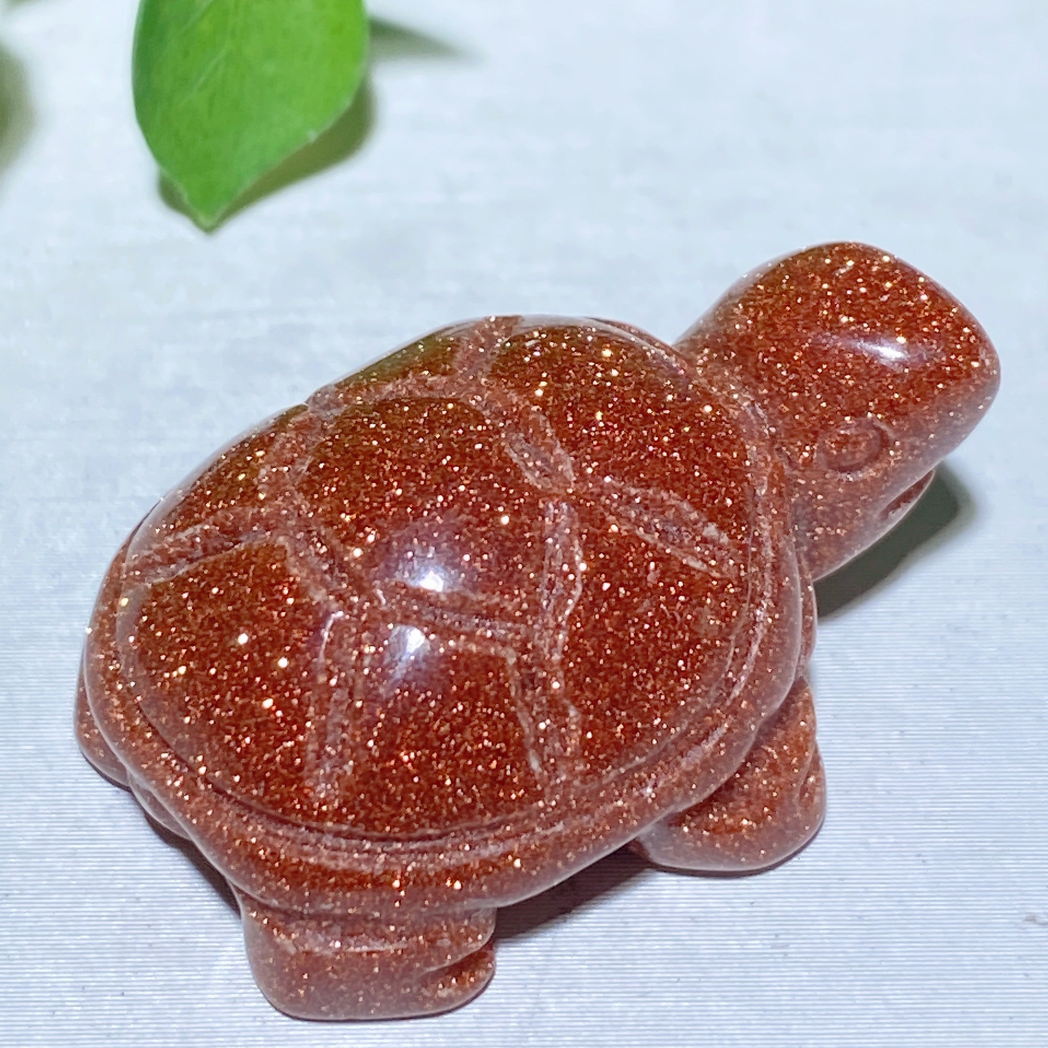 1.1" Mixed Crystal Mini Tortoise Carvings for Healing