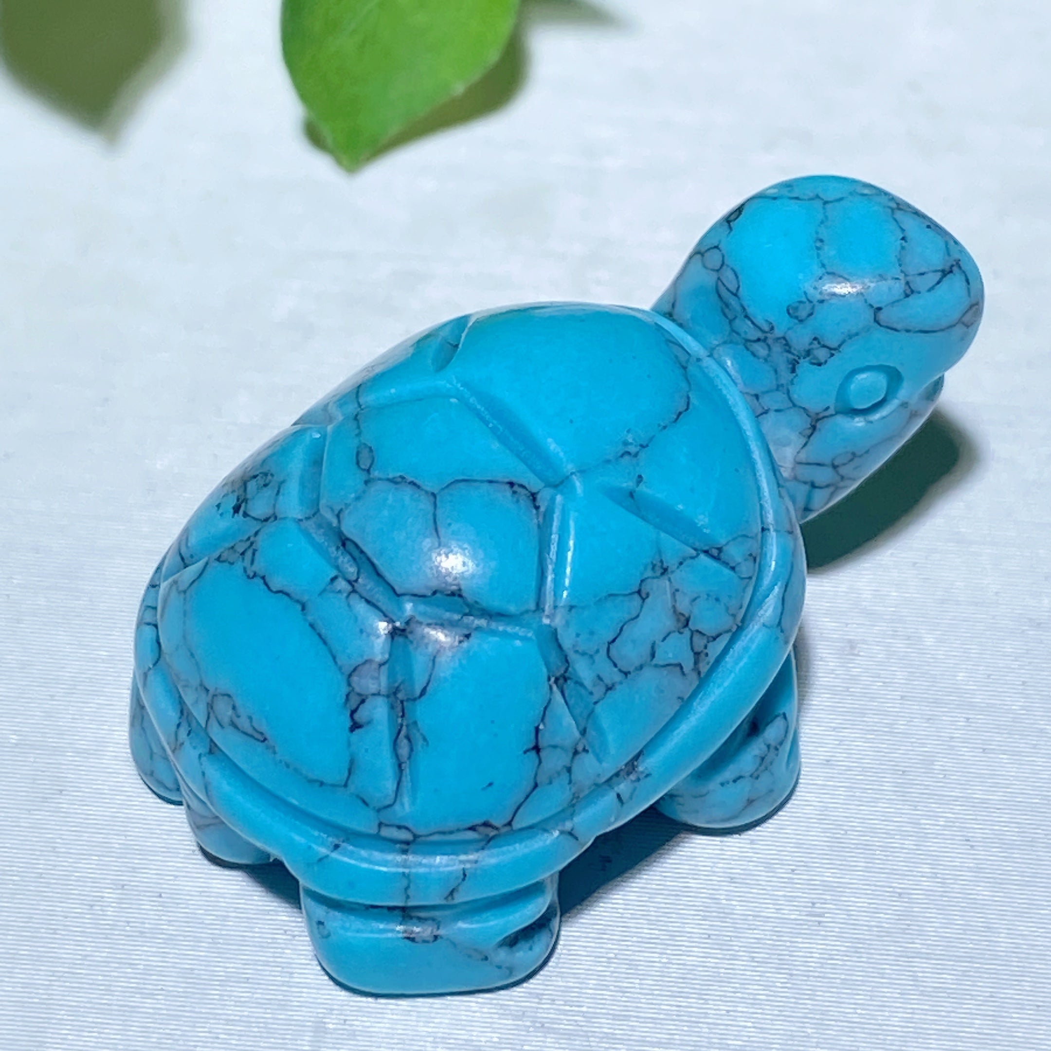 1.1" Mixed Crystal Mini Tortoise Carvings for Healing