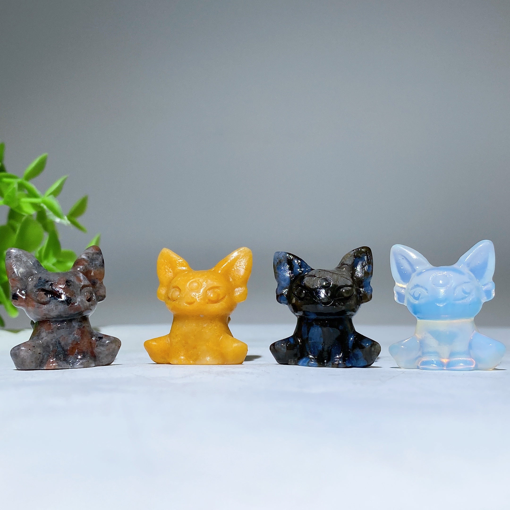 1.2 inch Crystal Fox Figurine for Healing & Protection