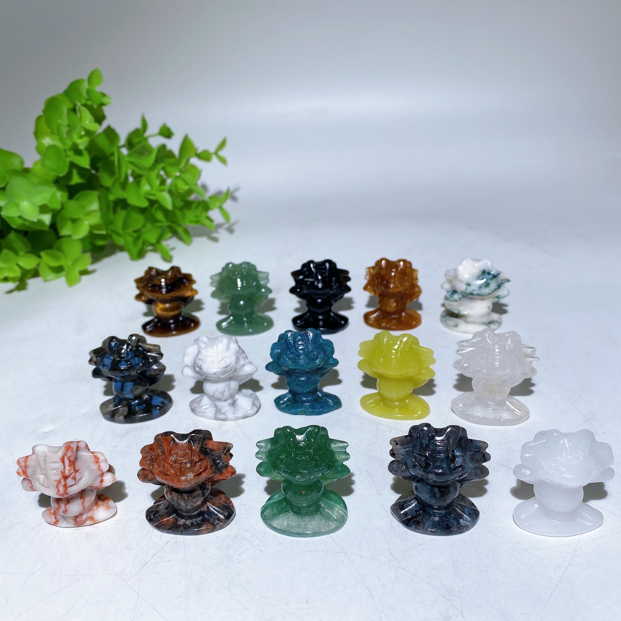 1.2 Inch Crystal Mini Figurine Carving for Healing Energy