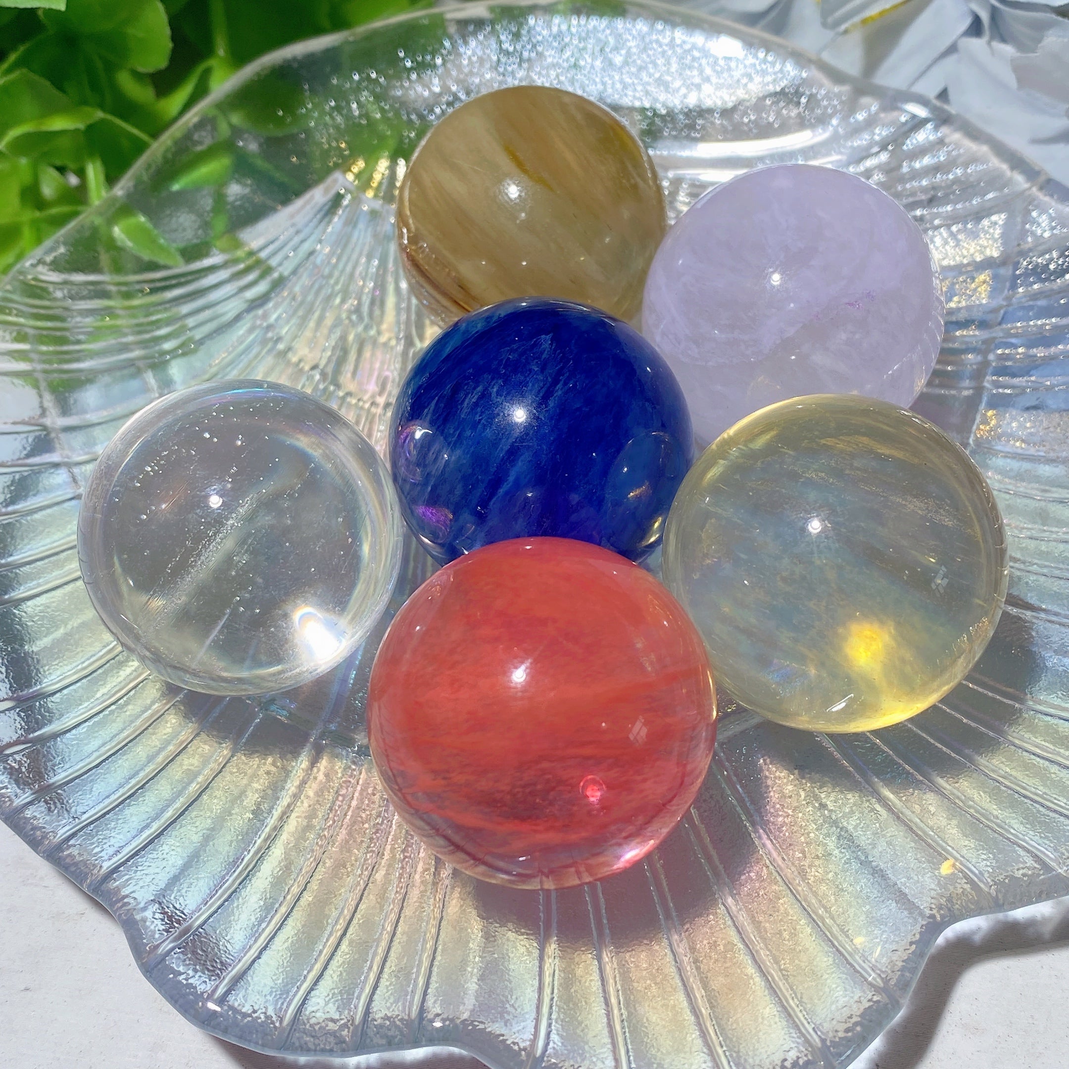 1.2 inch Crystal Sphere Healing Orb for Energy Balance