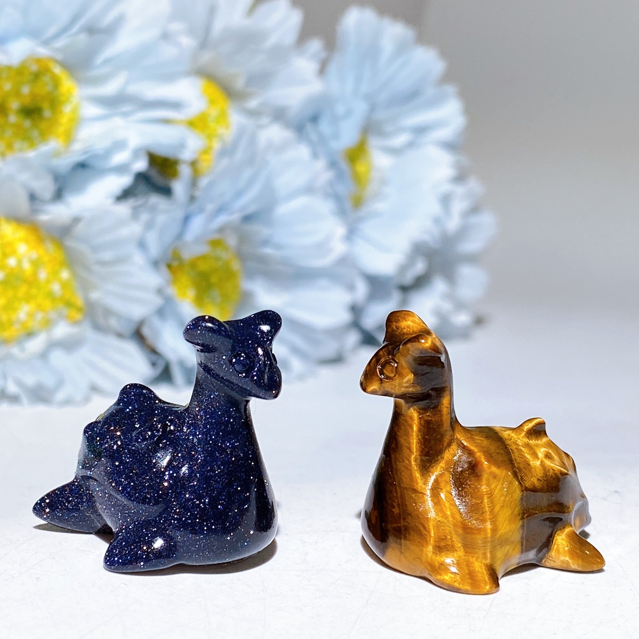 1.2 Inch Hand-Carved Crystal Lapras Figurine for Healing