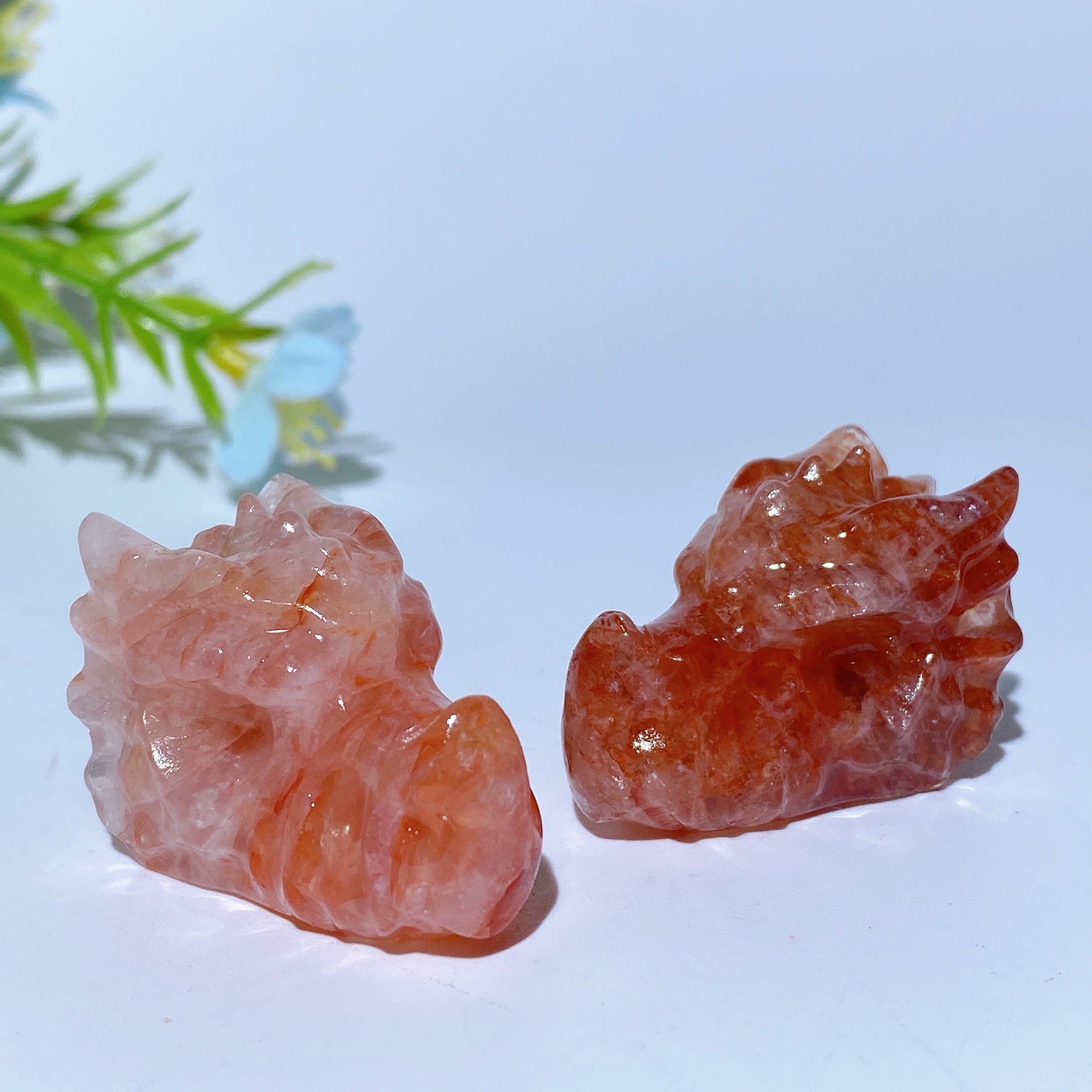1.2-inch Mixed Crystal Dragon Figurine for Healing
