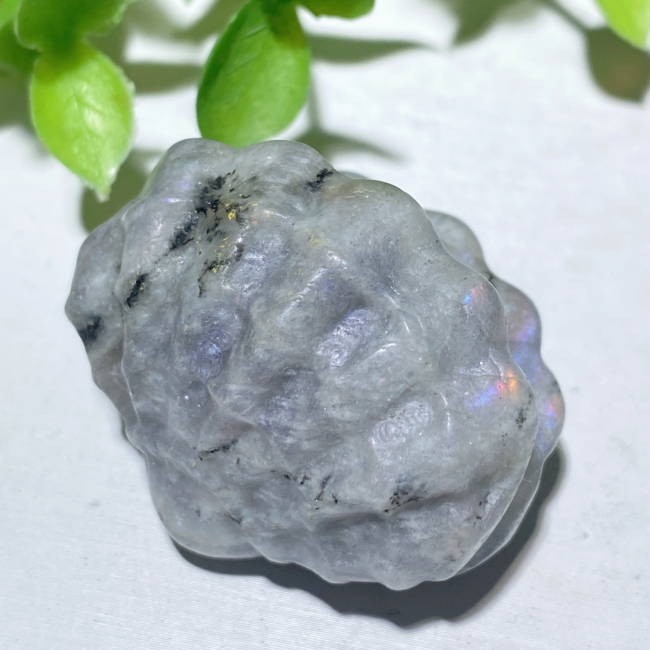 1.3 inch Mixed Crystal Shell Carvings Figurines for Healing