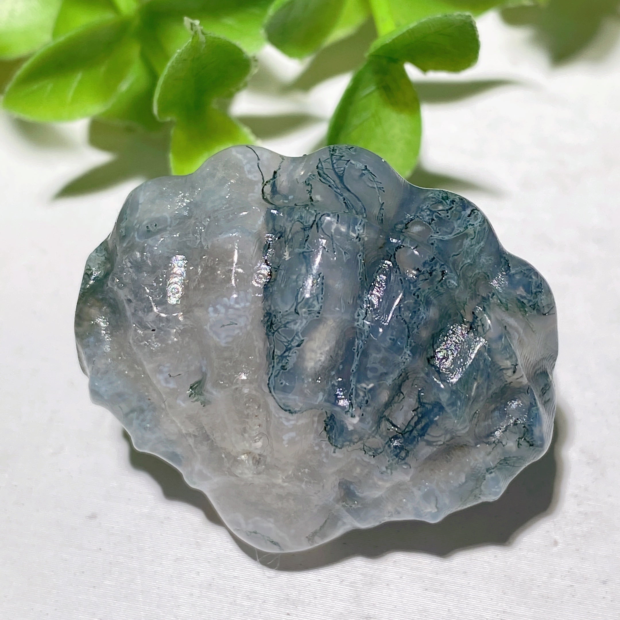 1.3 inch Mixed Crystal Shell Carvings Figurines for Healing