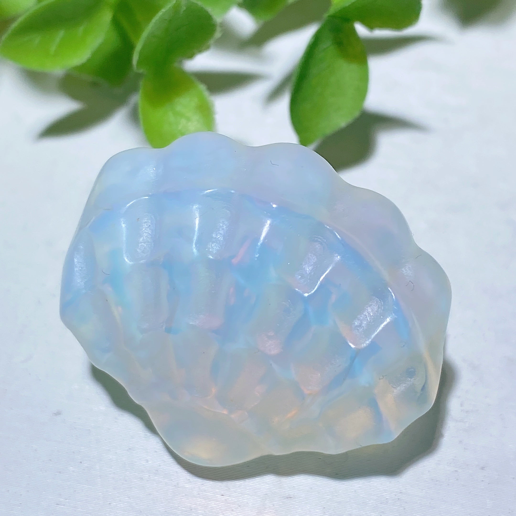 1.3 inch Mixed Crystal Shell Carvings Figurines for Healing