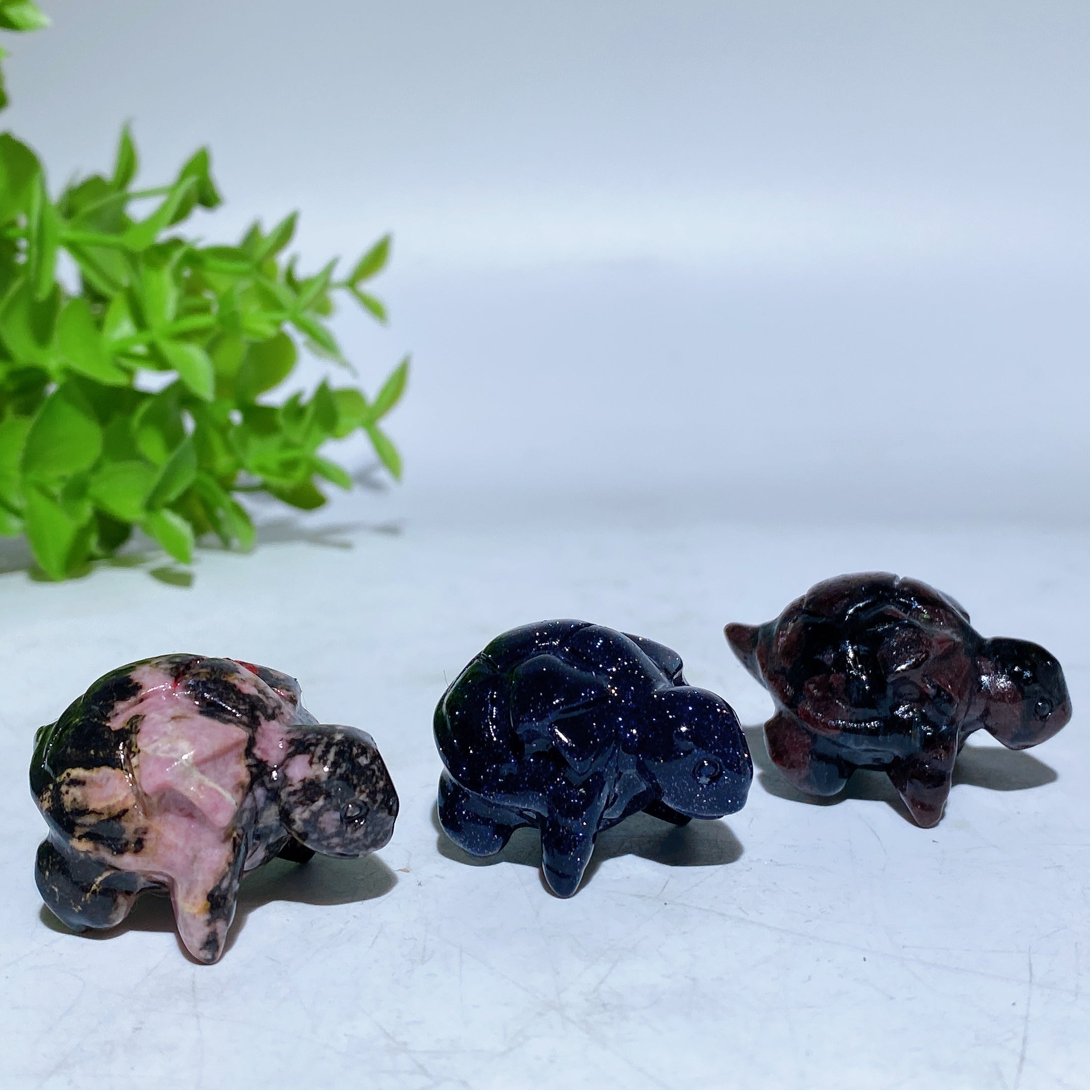 1.4 Inch Crystal Turtle Figurine | Healing Sound Stones