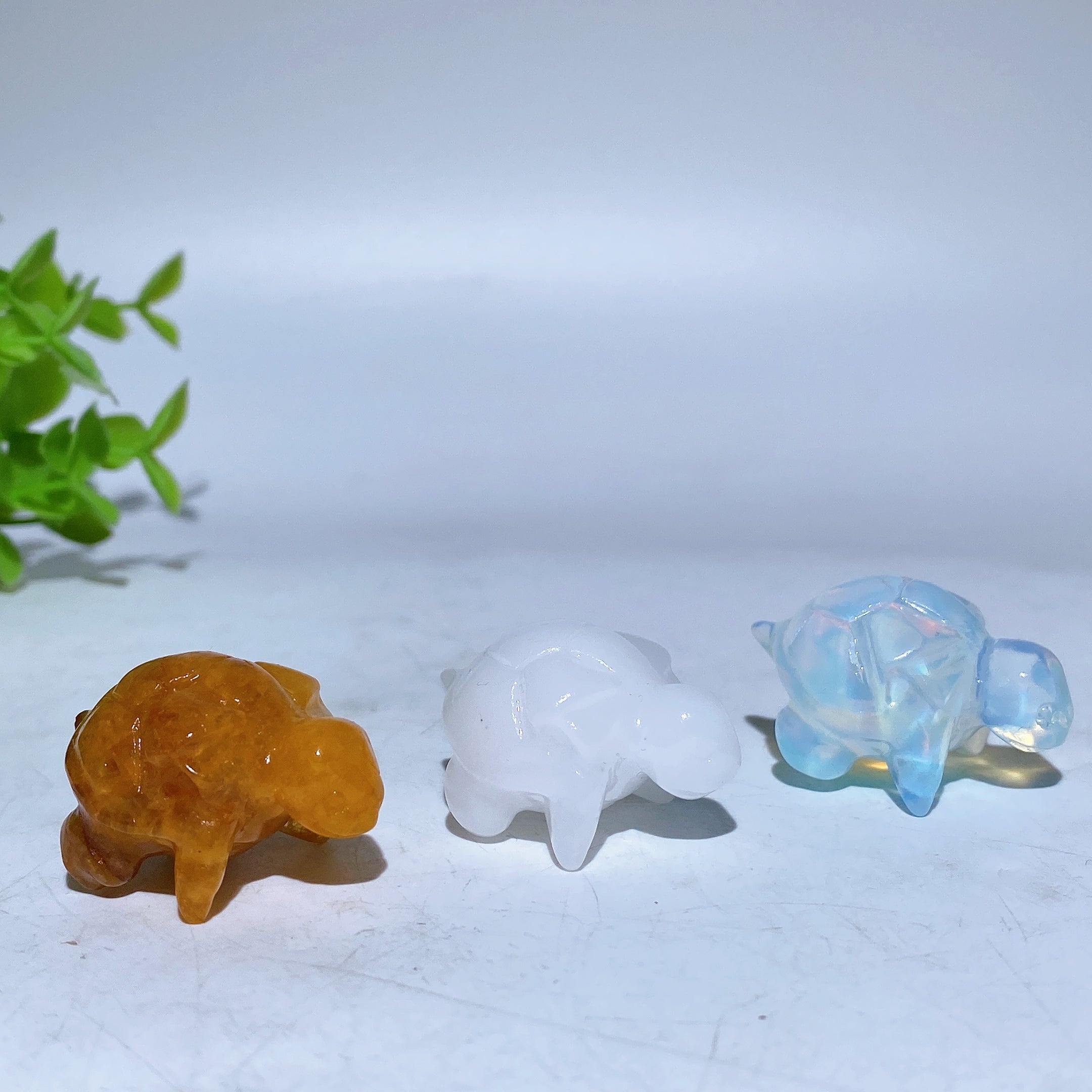 1.4 Inch Crystal Turtle Figurine | Healing Sound Stones