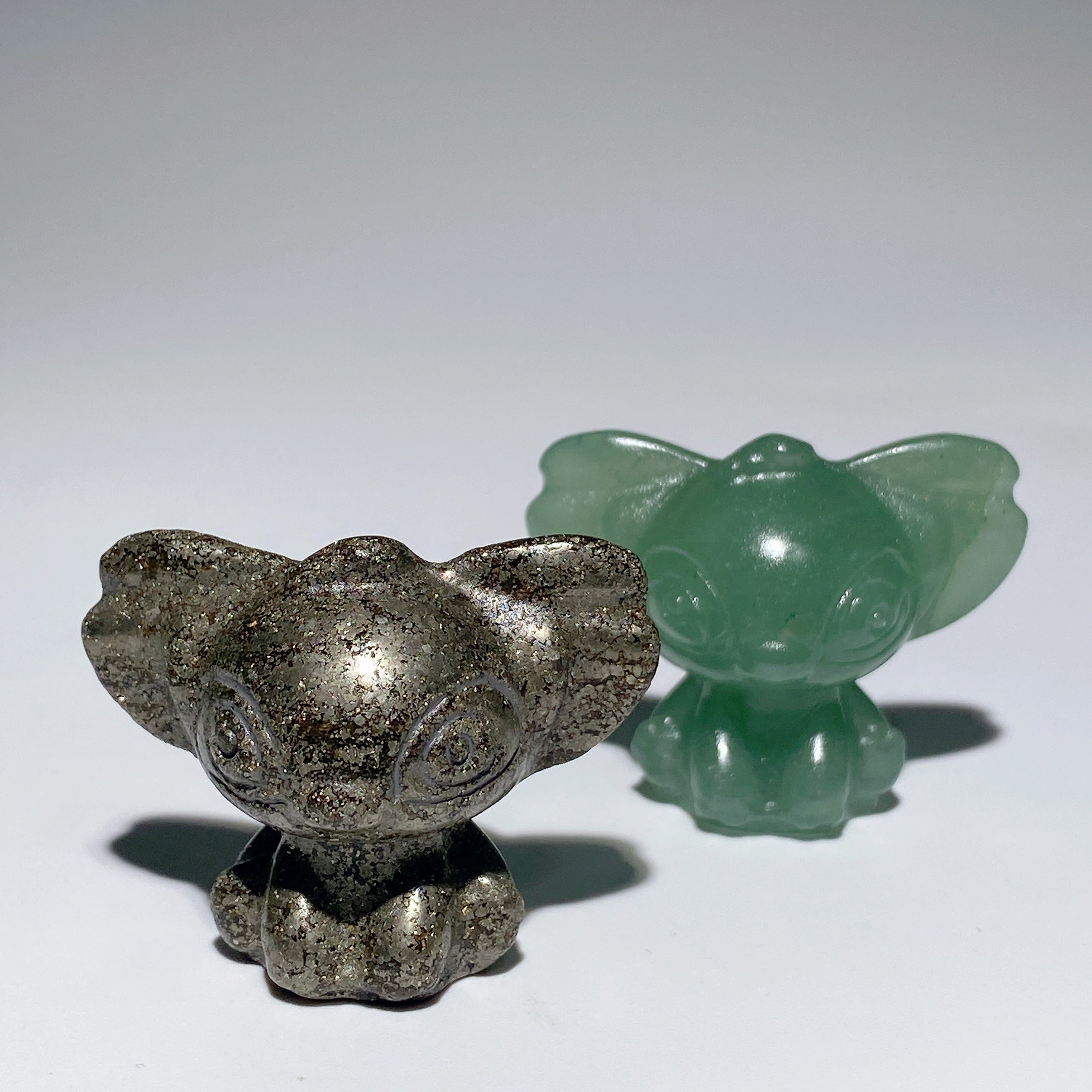 1.4 inch Mixed Crystal Animal Carvings Healing Figurines