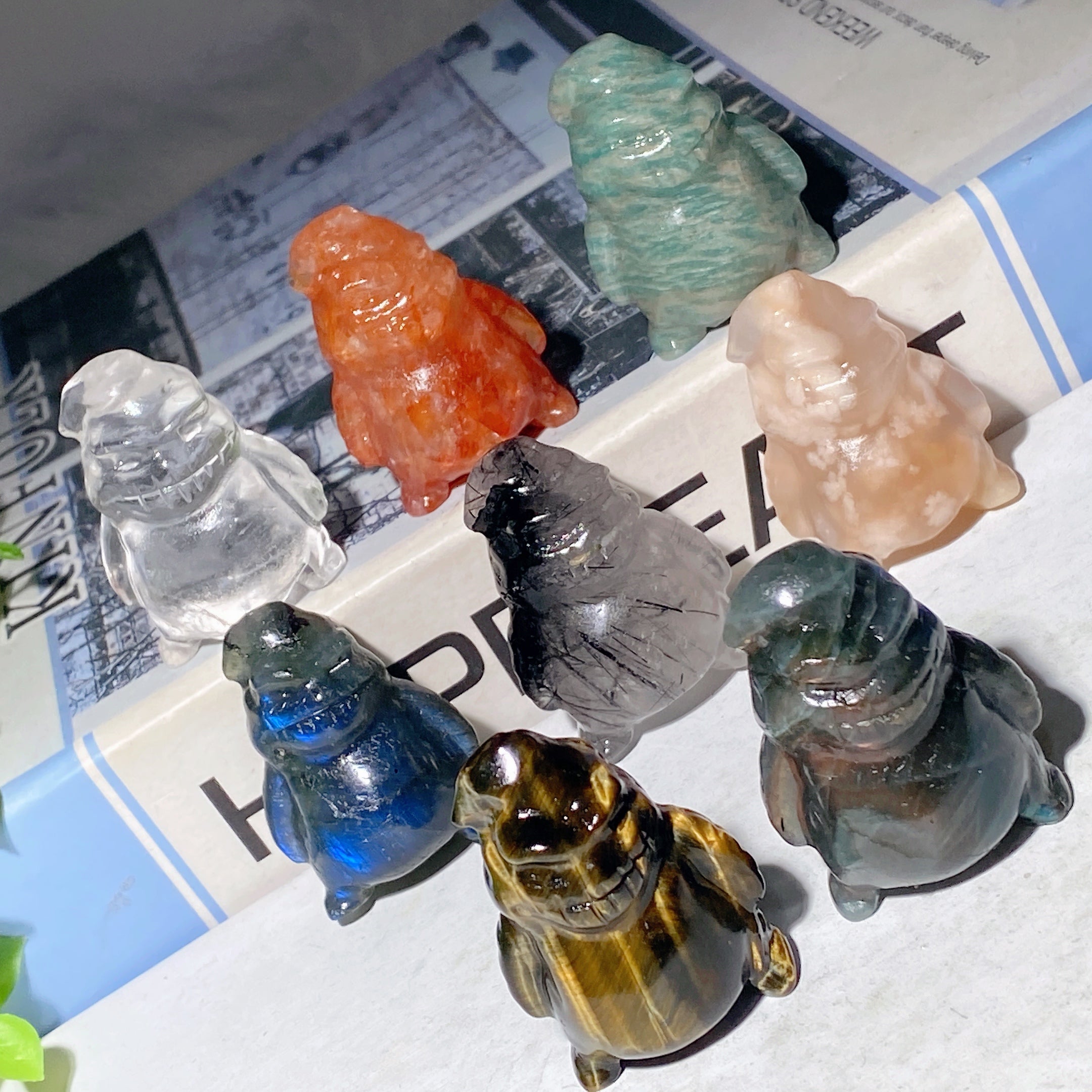 1.4 Inch Mixed Crystal Figurines for Healing and Decor