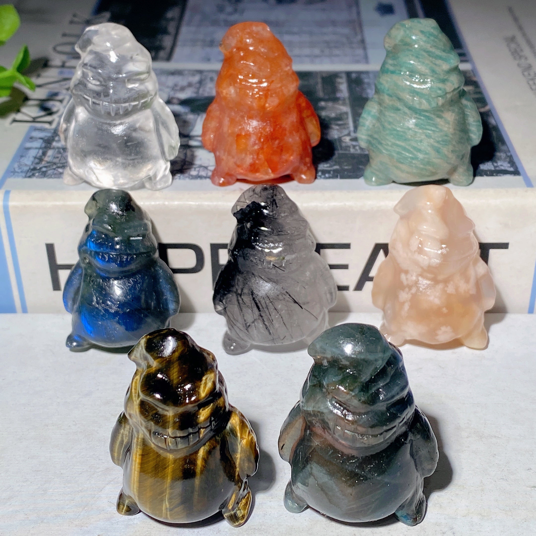 1.4 Inch Mixed Crystal Figurines for Healing and Decor