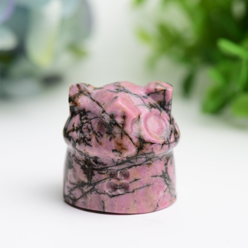 1.4-inch Mixed Crystal House Figurine Healing Carving