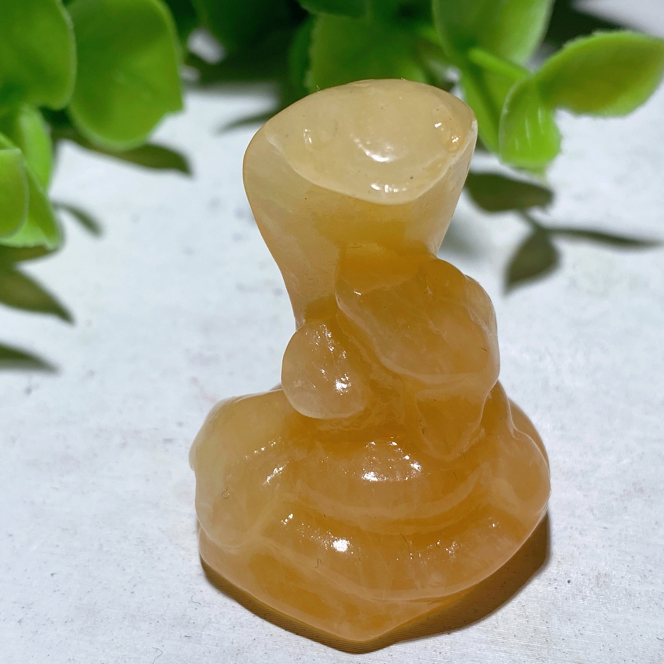 1.4-inch Mixed Crystal Snake Carving | Healing Animal Totem