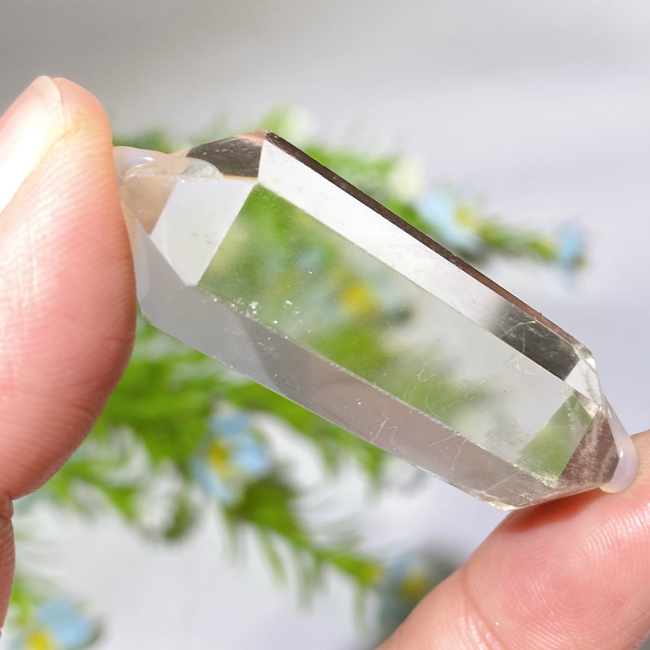 1.5-2.3 Inch Smoky Citrine Double Terminated Crystal Point for Healing