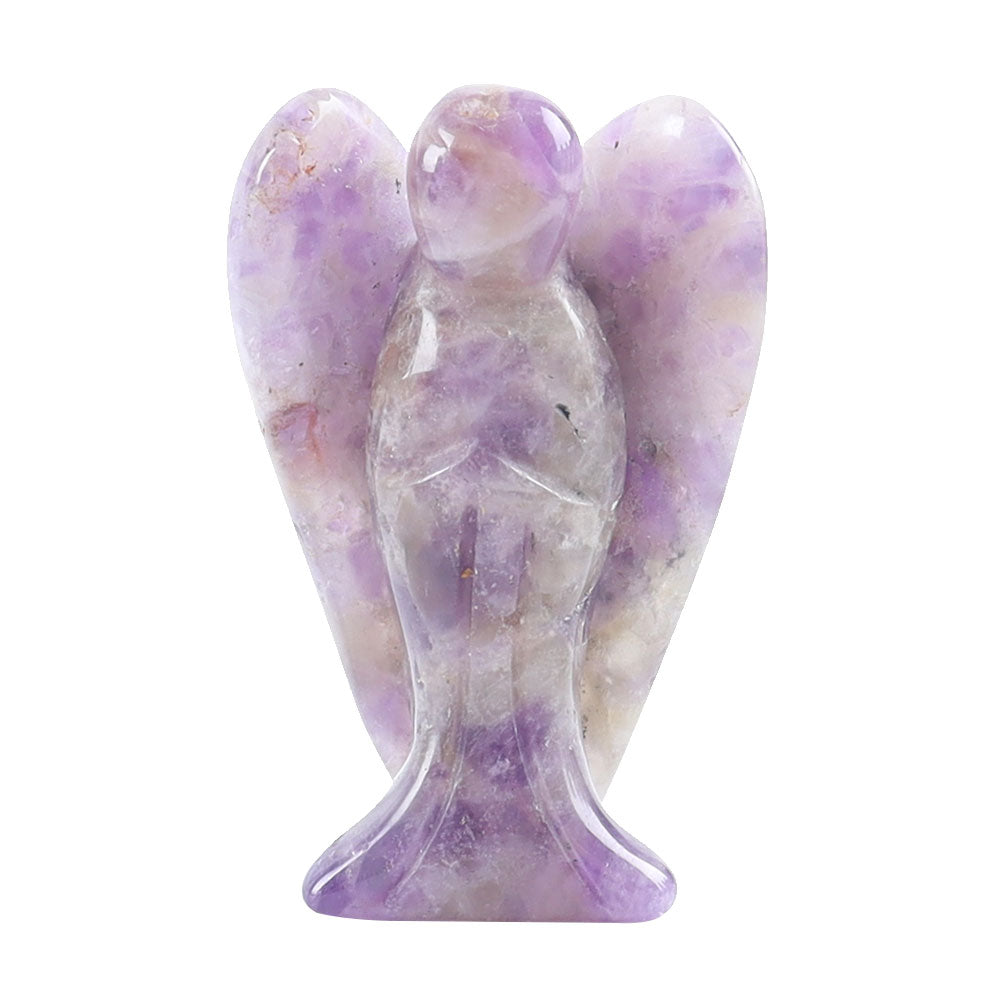 1.5" Crystal Angel Carving for Heart Chakra Healing
