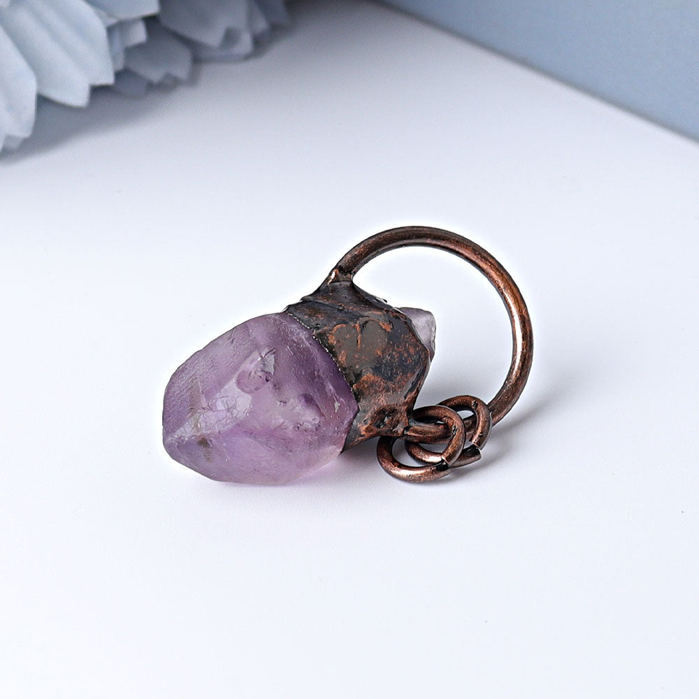 1.5 Inch Amethyst Pendant for DIY Healing Jewelry