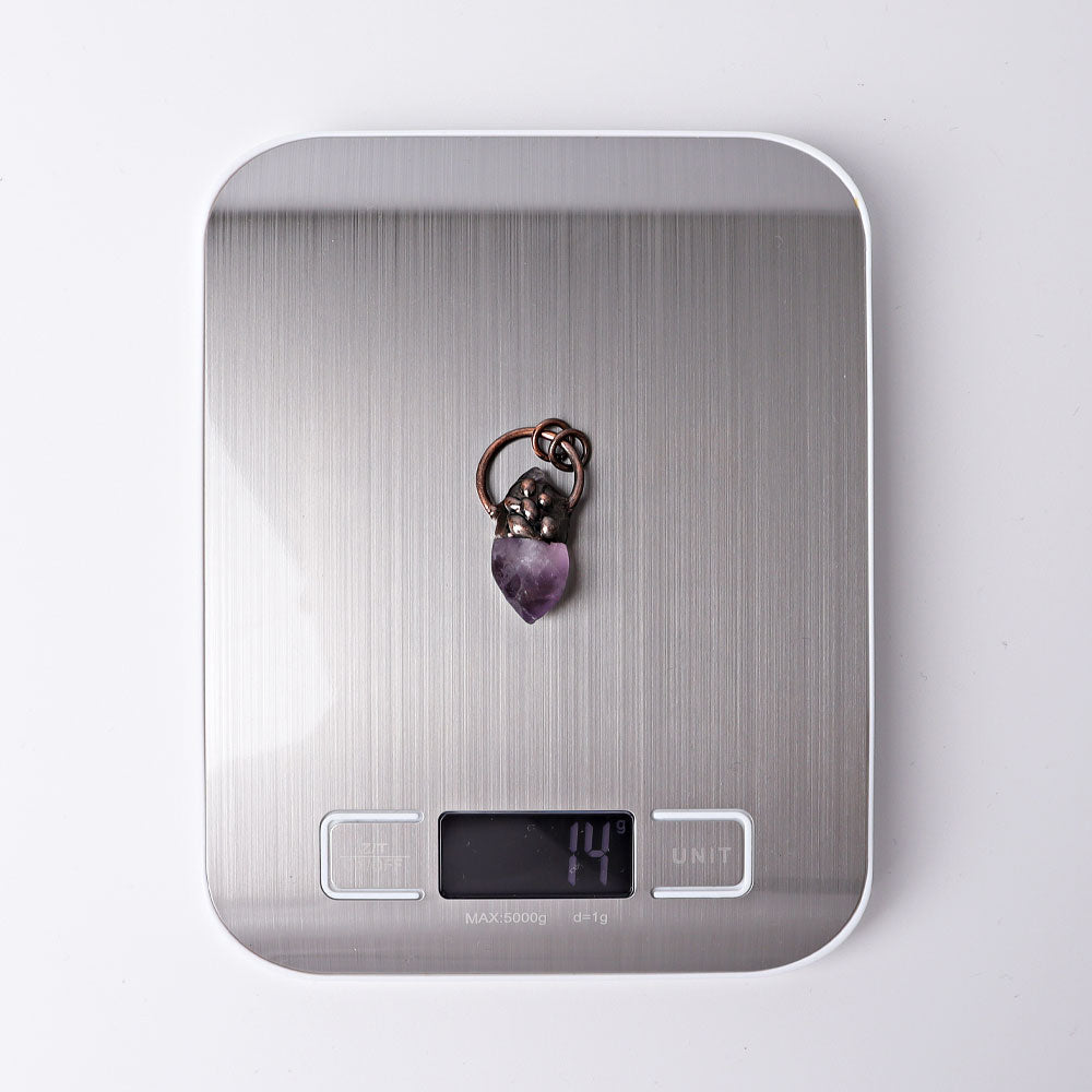 1.5 Inch Amethyst Pendant for DIY Healing Jewelry