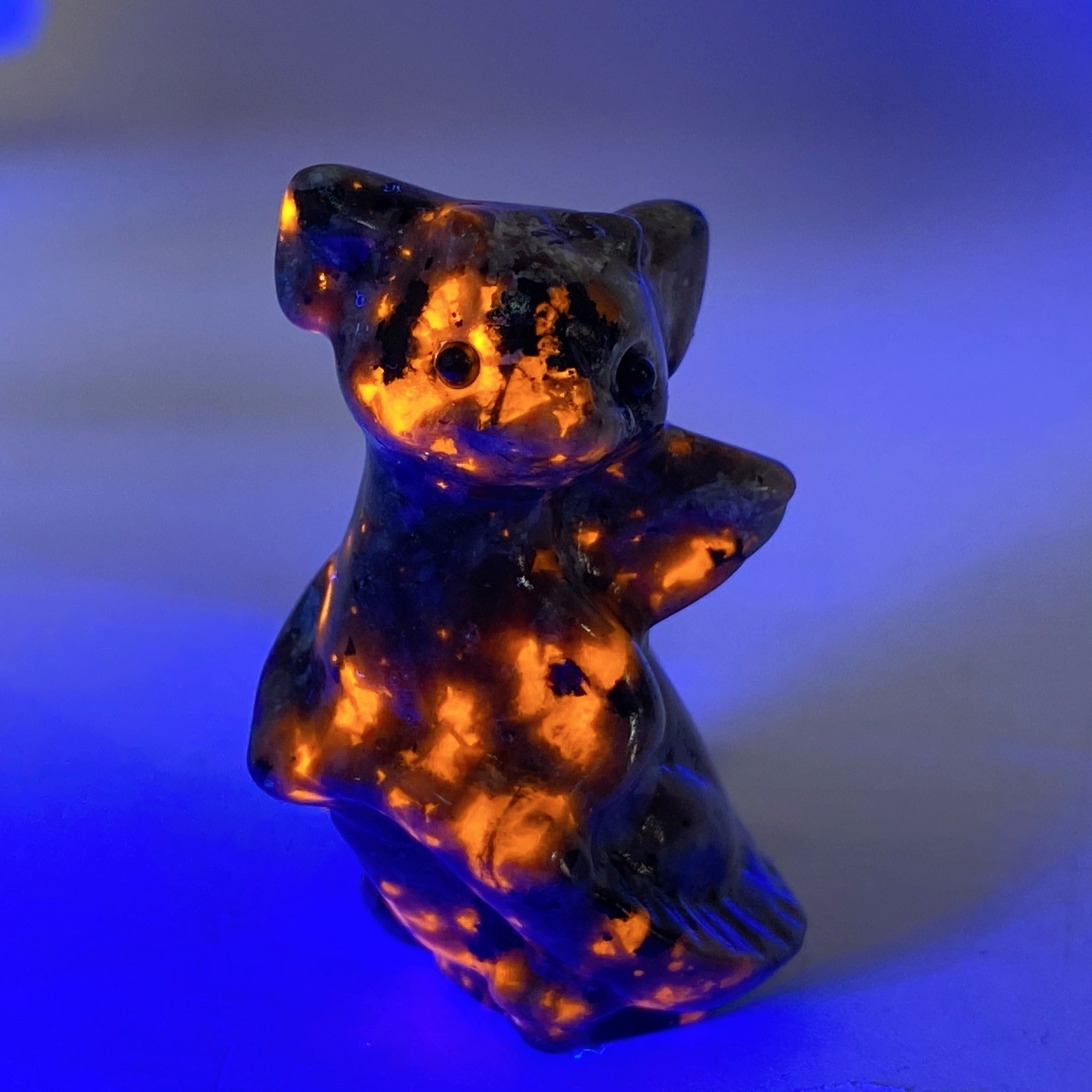 1.5 Inch Carved Crystal Dragon Figurine for Healing