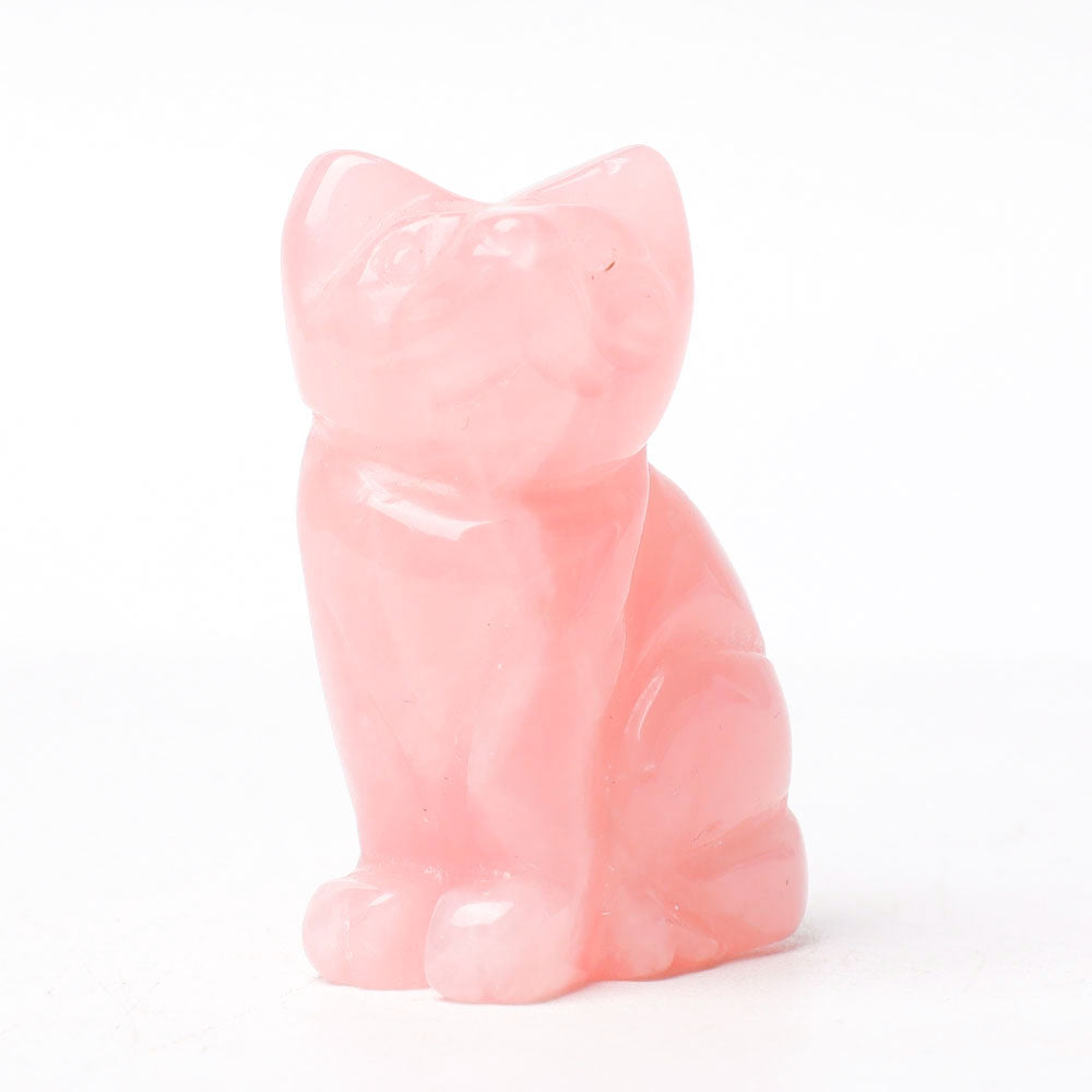 1.5 inch Crystal Cat Figurine for Wisdom & Energy