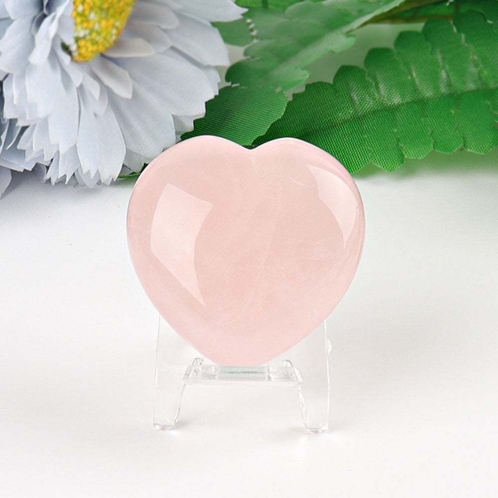1.5 inch Crystal Heart Carvings for Emotional Healing