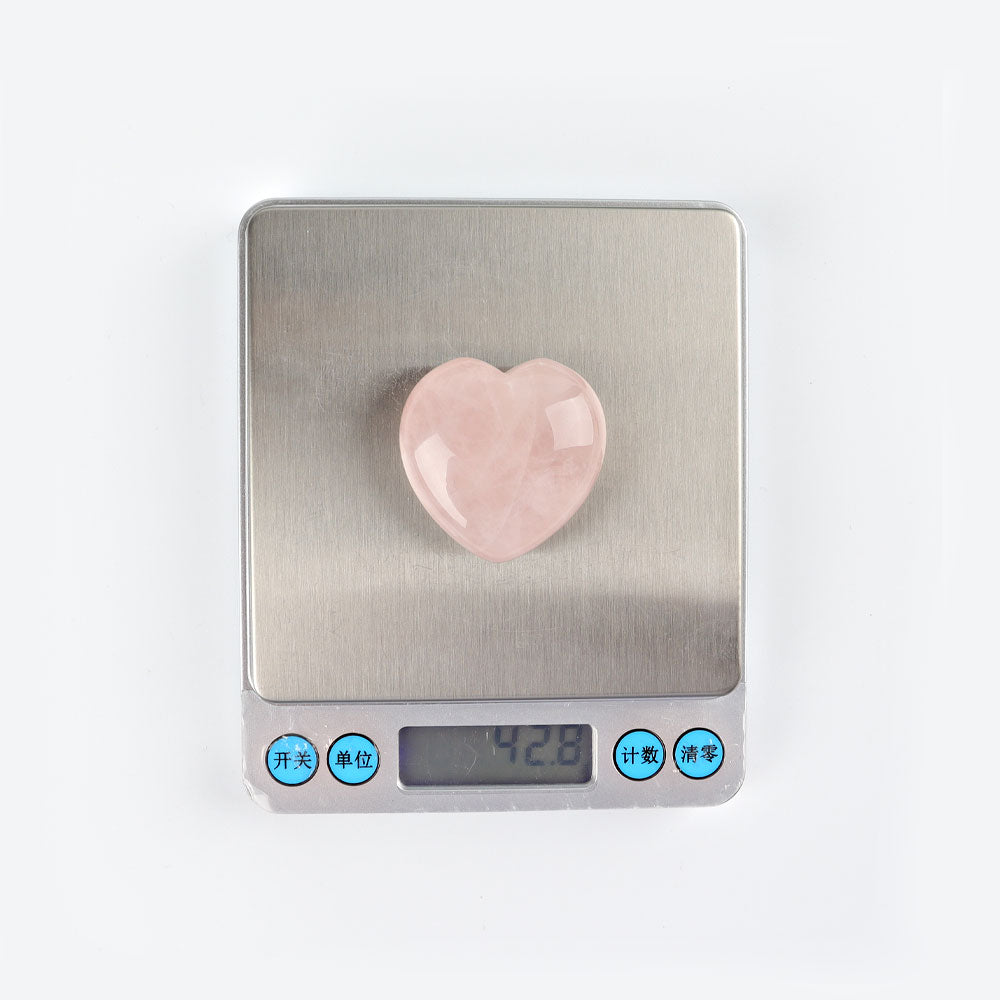 1.5 inch Crystal Heart Carvings for Emotional Healing