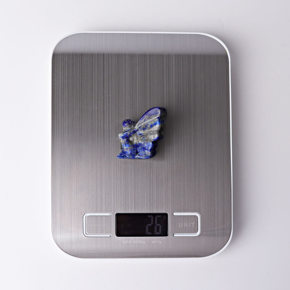 1.5 inch Lapis Lazuli Fairy Crystal Figurine Carving