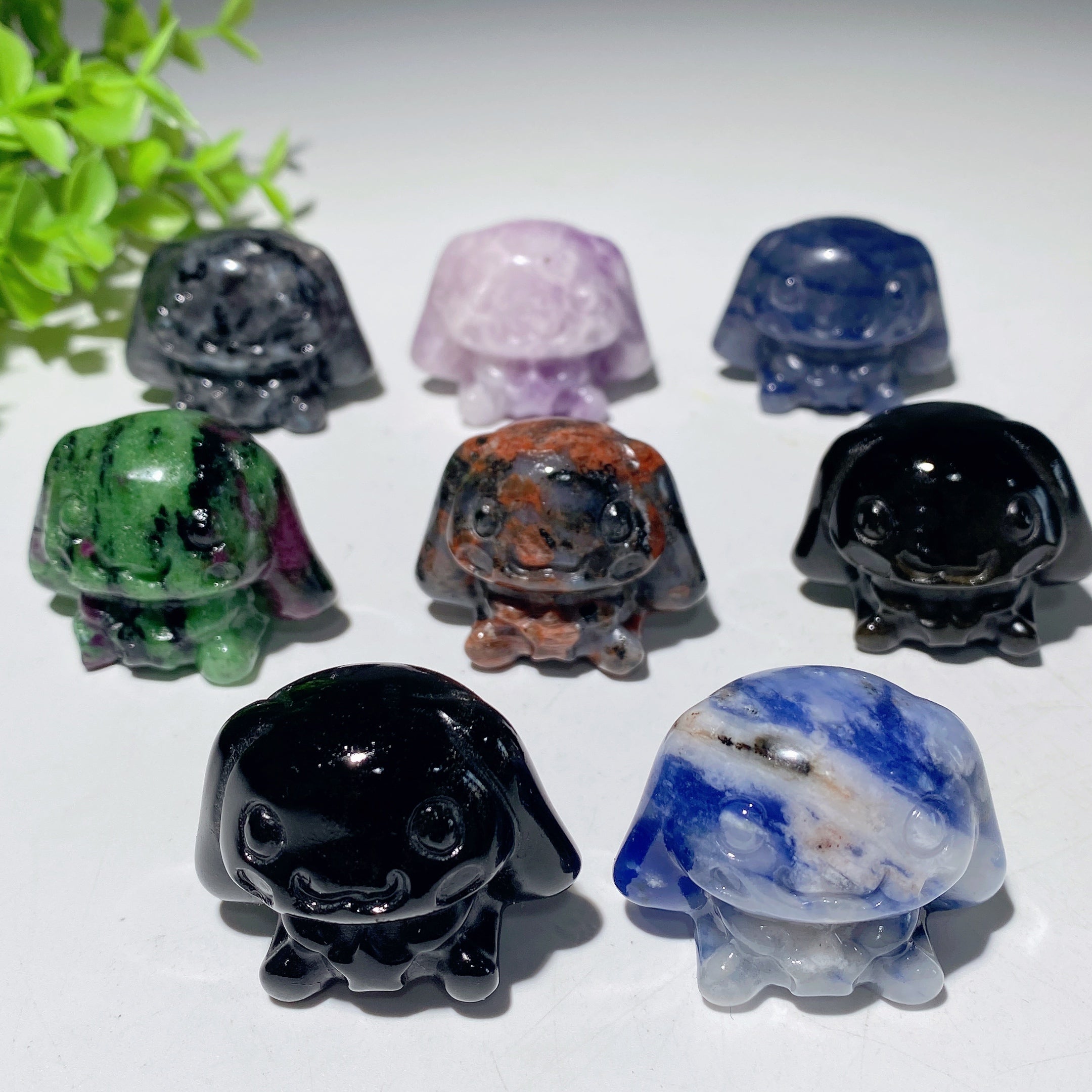 1.5 inch Mixed Crystal Figurines Healing Carvings