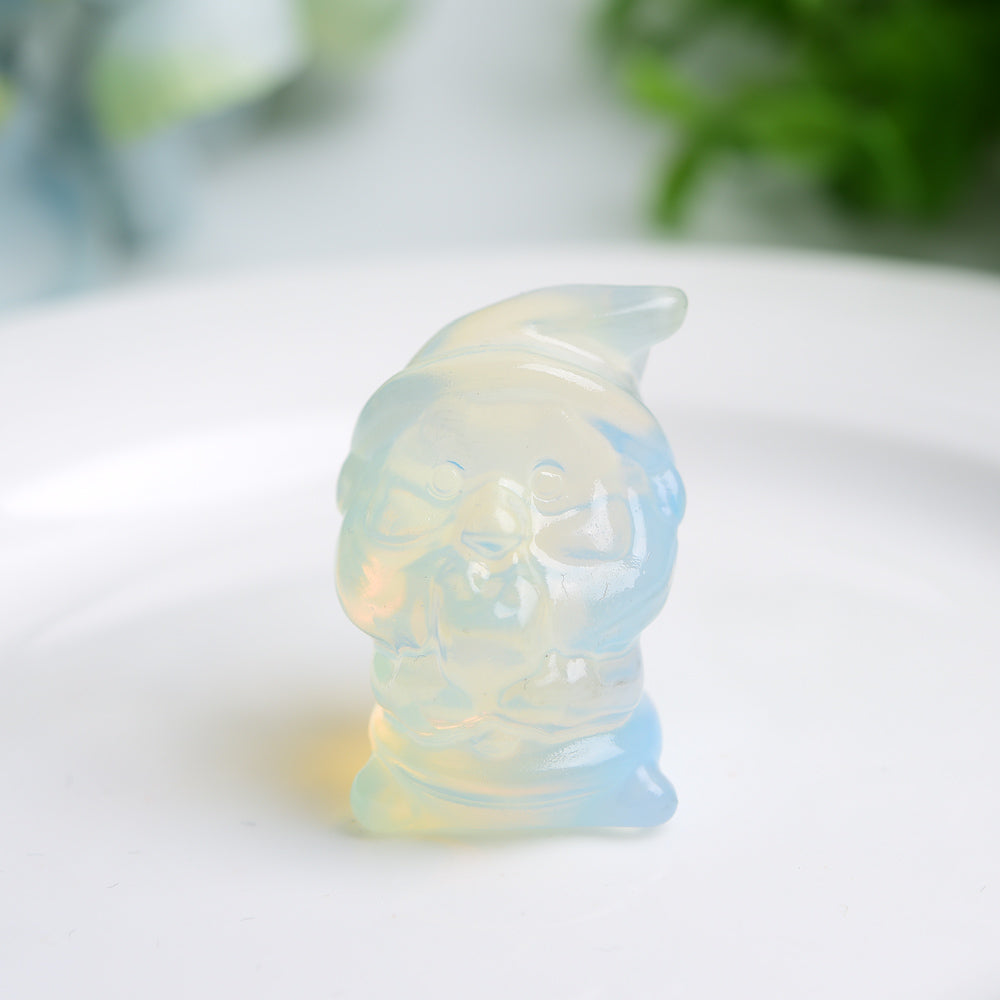 1.5 inch Mixed Crystal Santa Figurine for Spiritual Healing