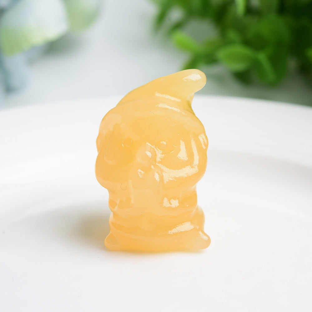 1.5 inch Mixed Crystal Santa Figurine for Spiritual Healing