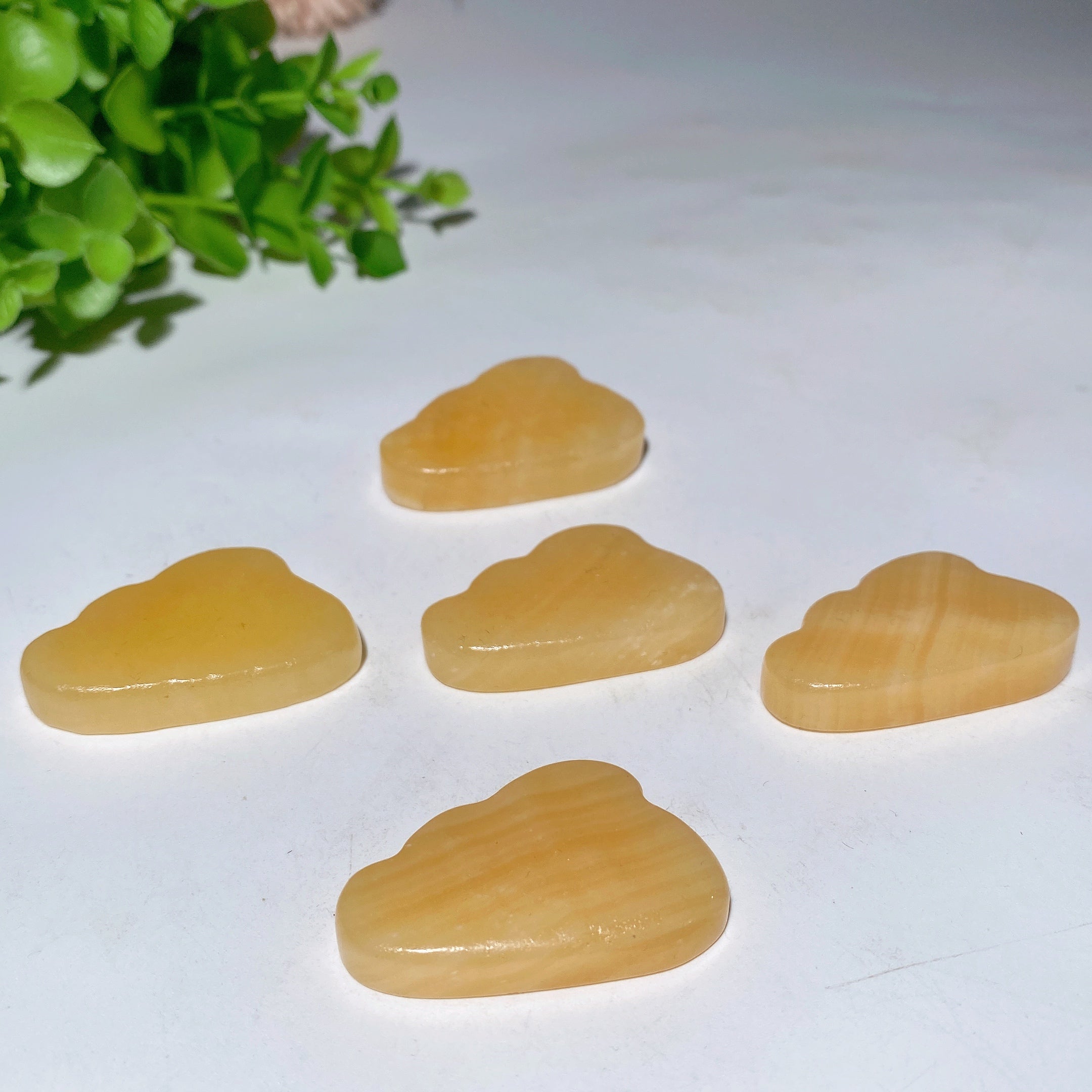 1.5 inch Orange Calcite Cloud Carving Crystal Healing