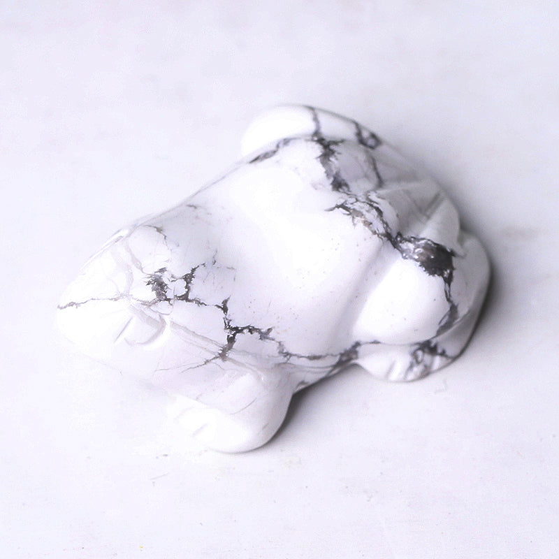 1.5 inch Polished Crystal Frog Figurines for Decor