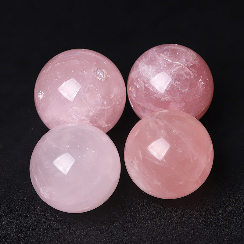 1.5 Inch Rose Quartz Crystal Sphere for Healing