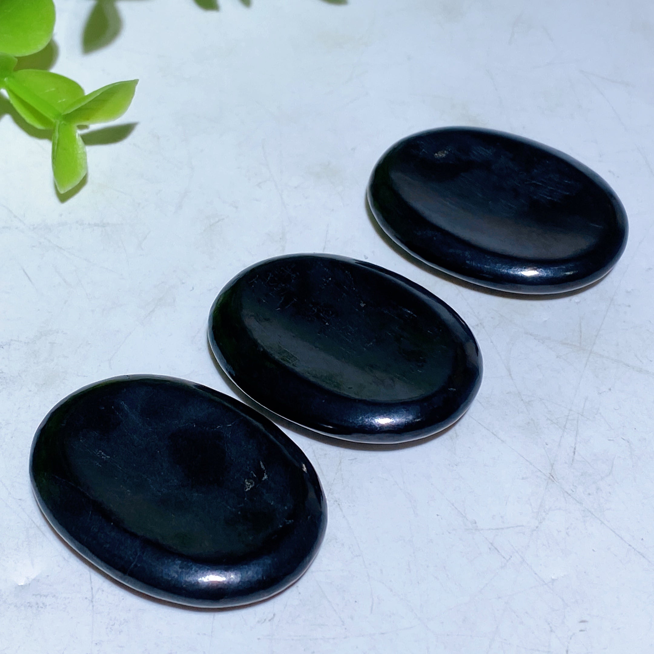 1.5 inch Schungite Worry Stone for Healing & Stress Relief