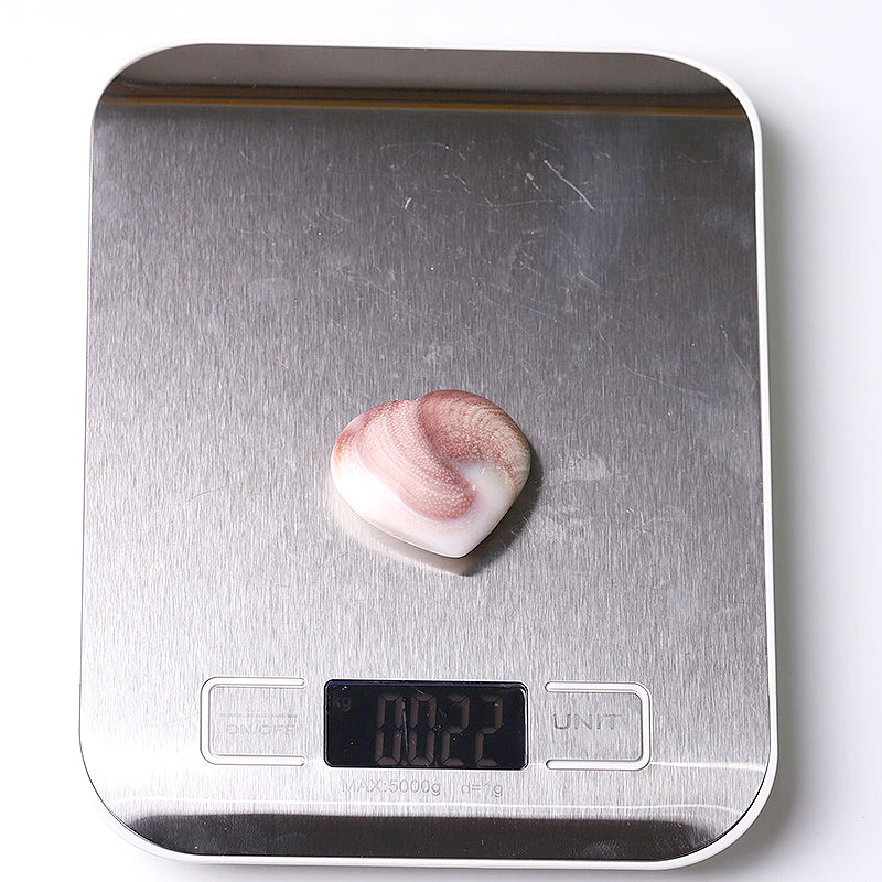 1.5 inch Shiva's Eye Heart Crystal Carving