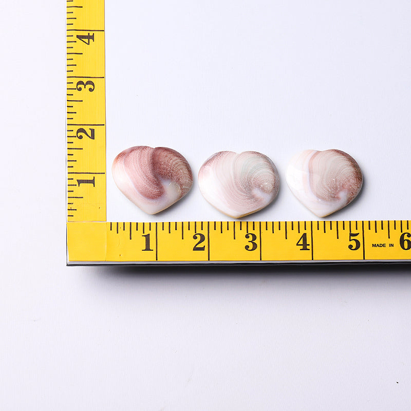 1.5 inch Shiva's Eye Heart Crystal Carving