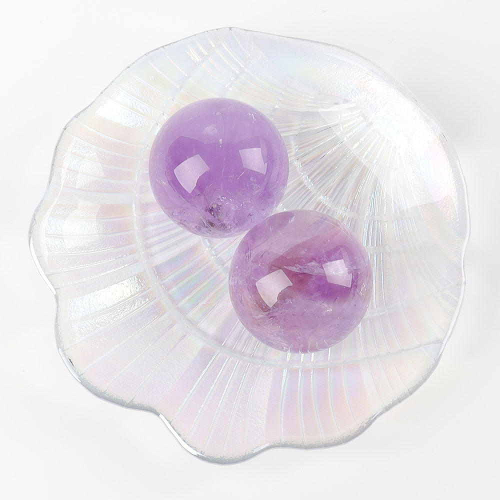 1.6-Inch Amethyst Crystal Sphere for Healing & Meditation