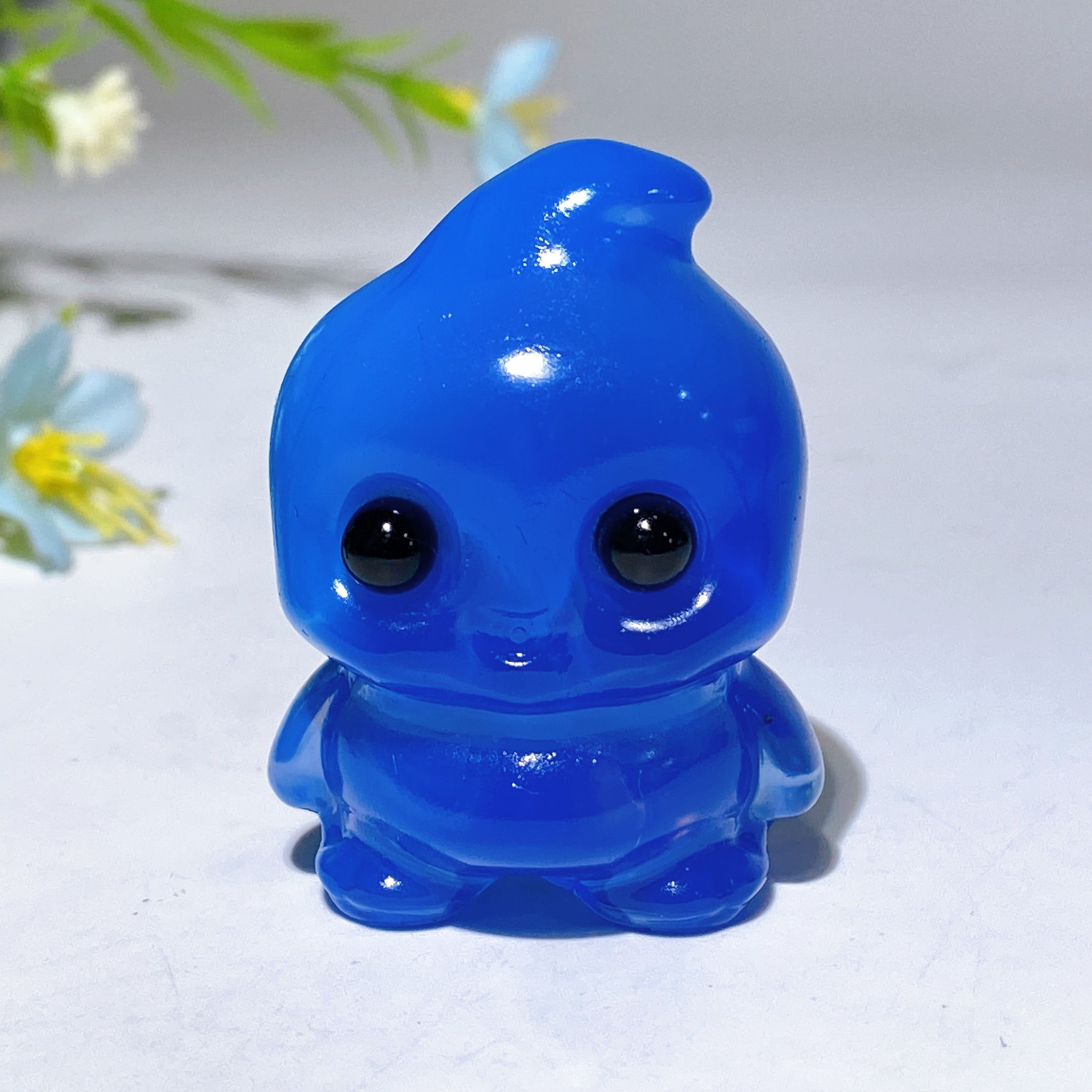 1.6 Inch Crystal Baby Ghost Figurine Healing Carving