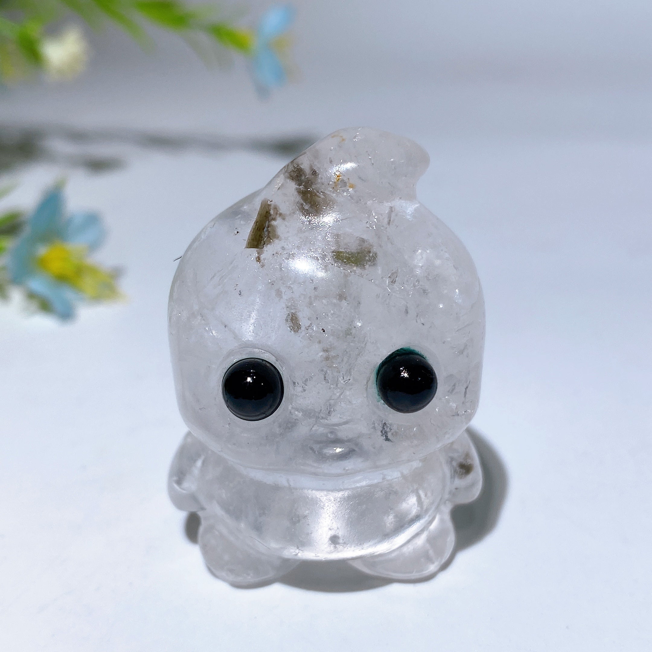 1.6 Inch Crystal Baby Ghost Figurine Healing Carving