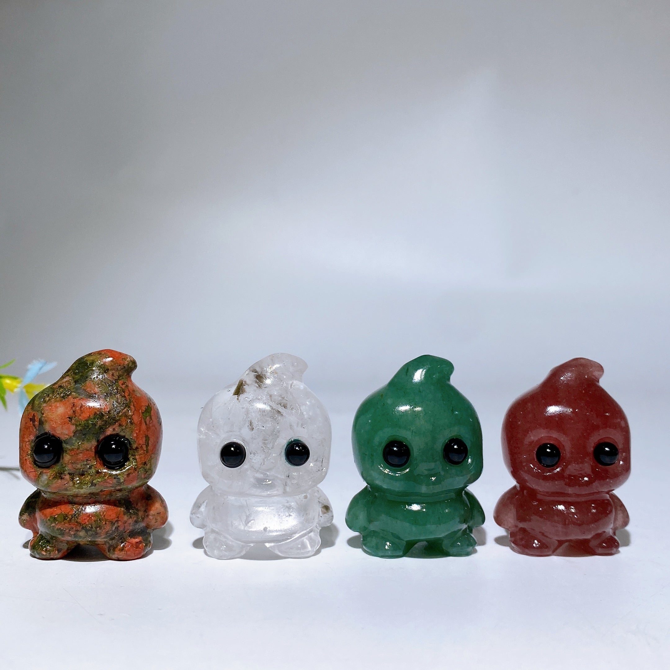 1.6 Inch Crystal Baby Ghost Figurine Healing Carving