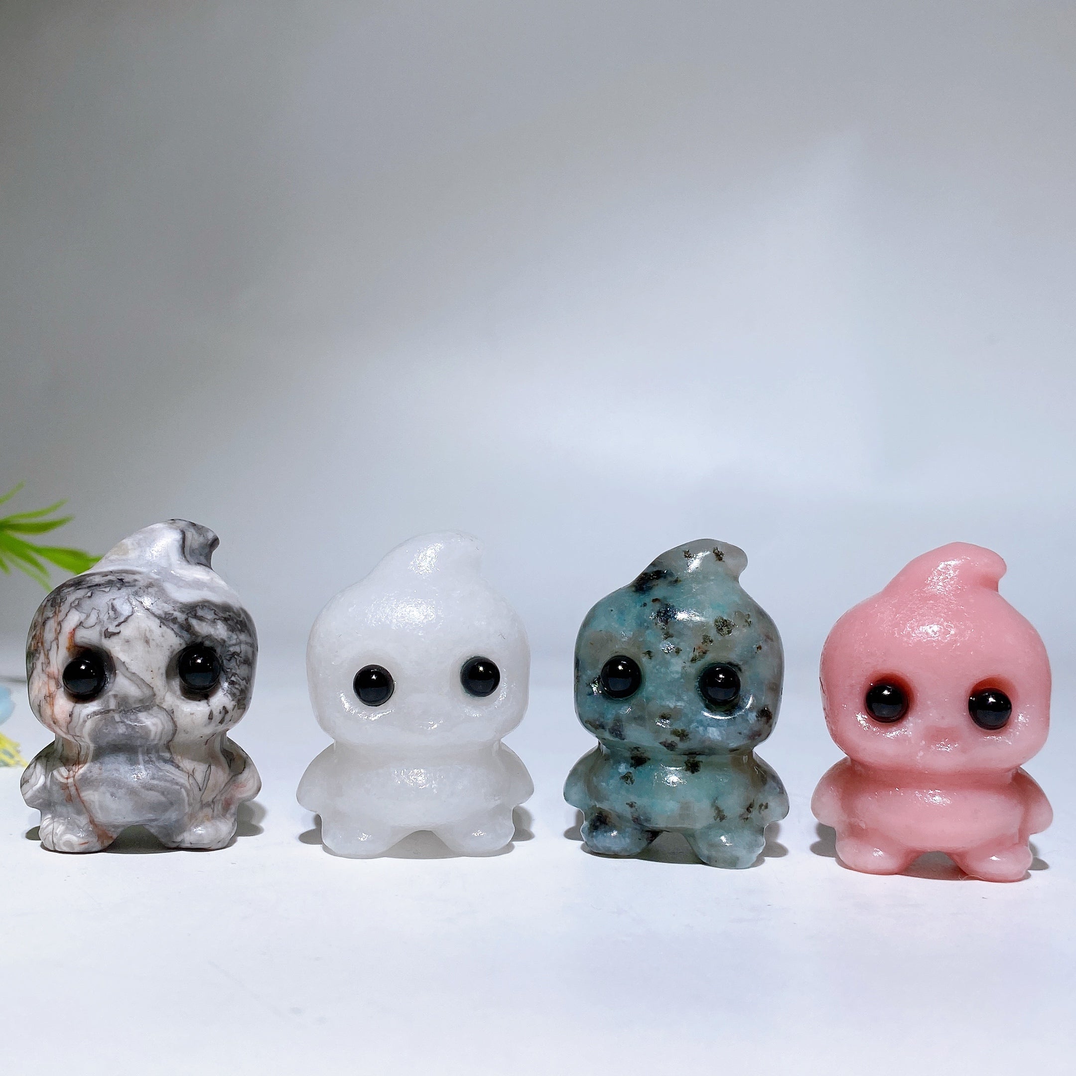 1.6 Inch Crystal Baby Ghost Figurine Healing Carving