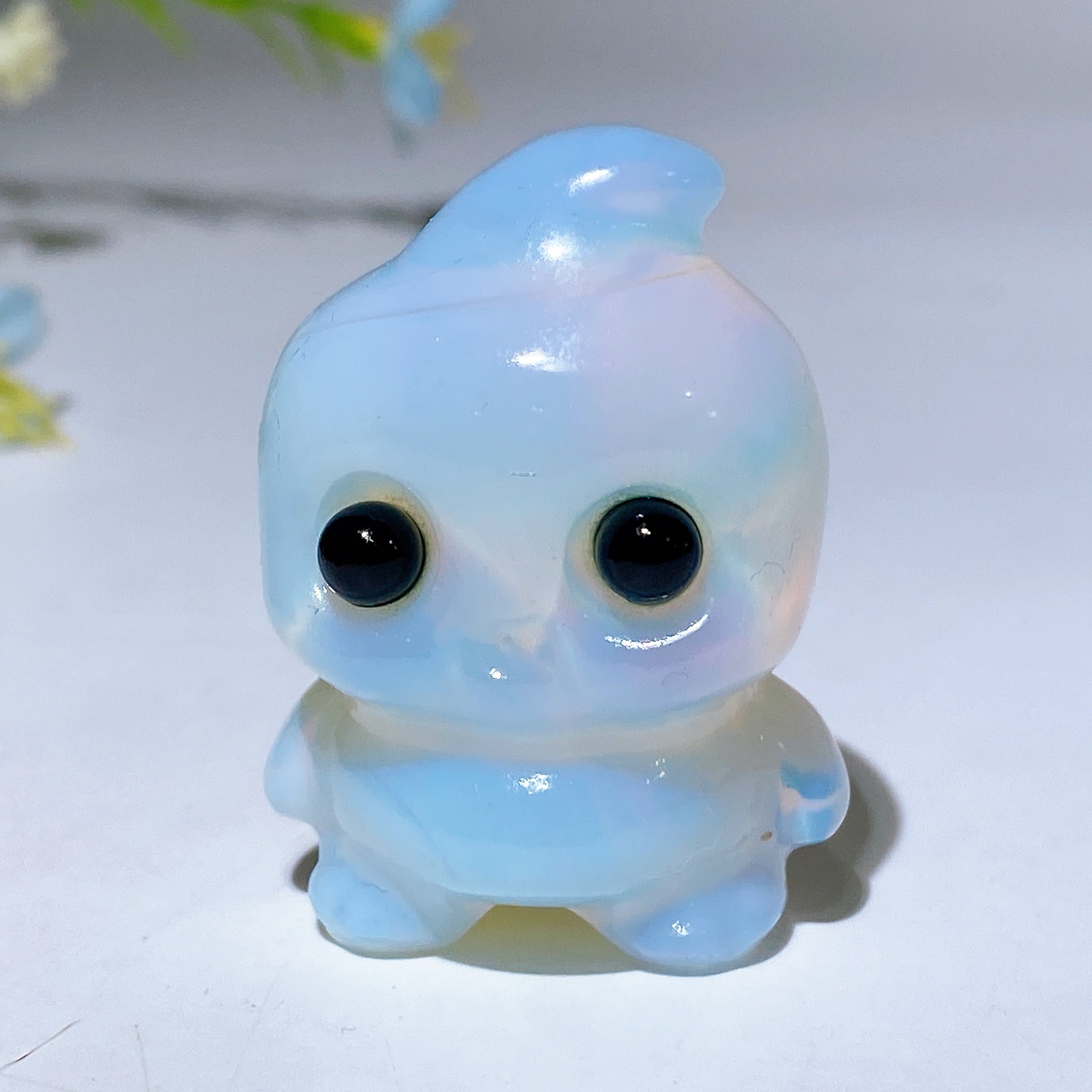 1.6 Inch Crystal Baby Ghost Figurine Healing Carving