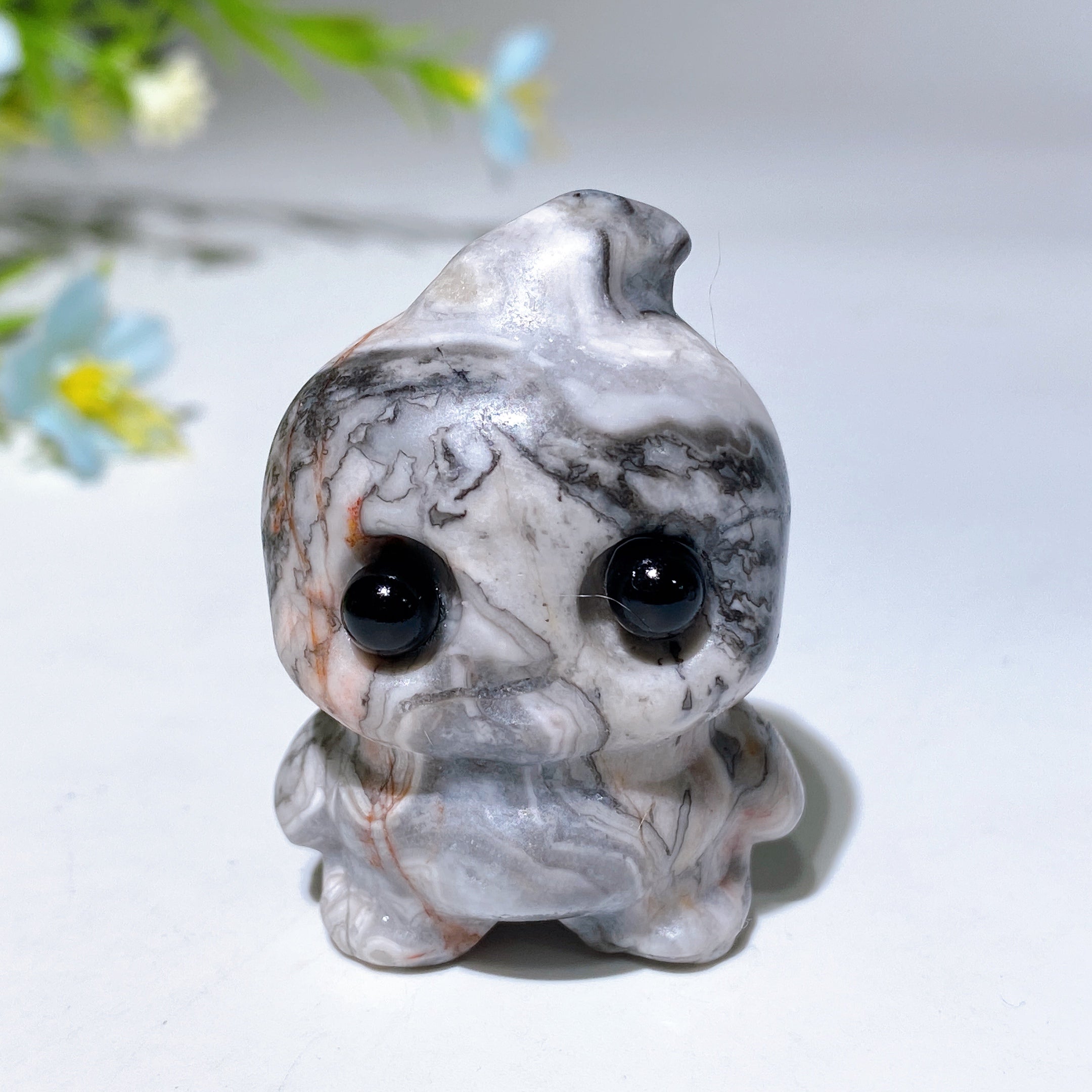 1.6 Inch Crystal Baby Ghost Figurine Healing Carving