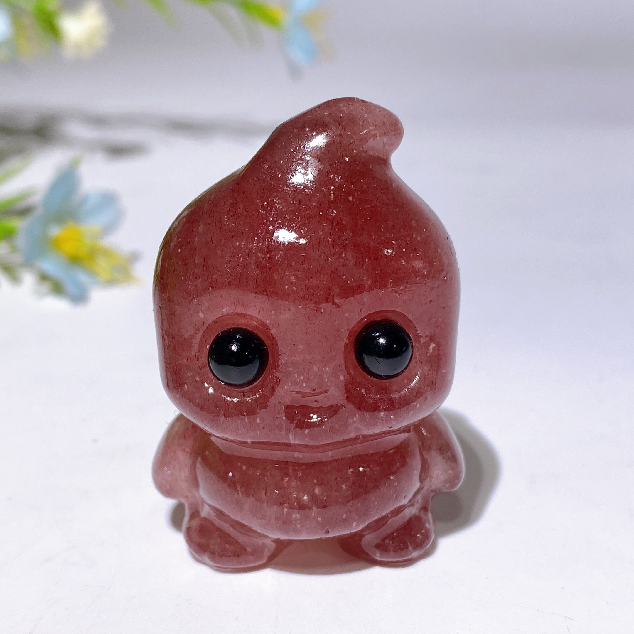 1.6 Inch Crystal Baby Ghost Figurine Healing Carving