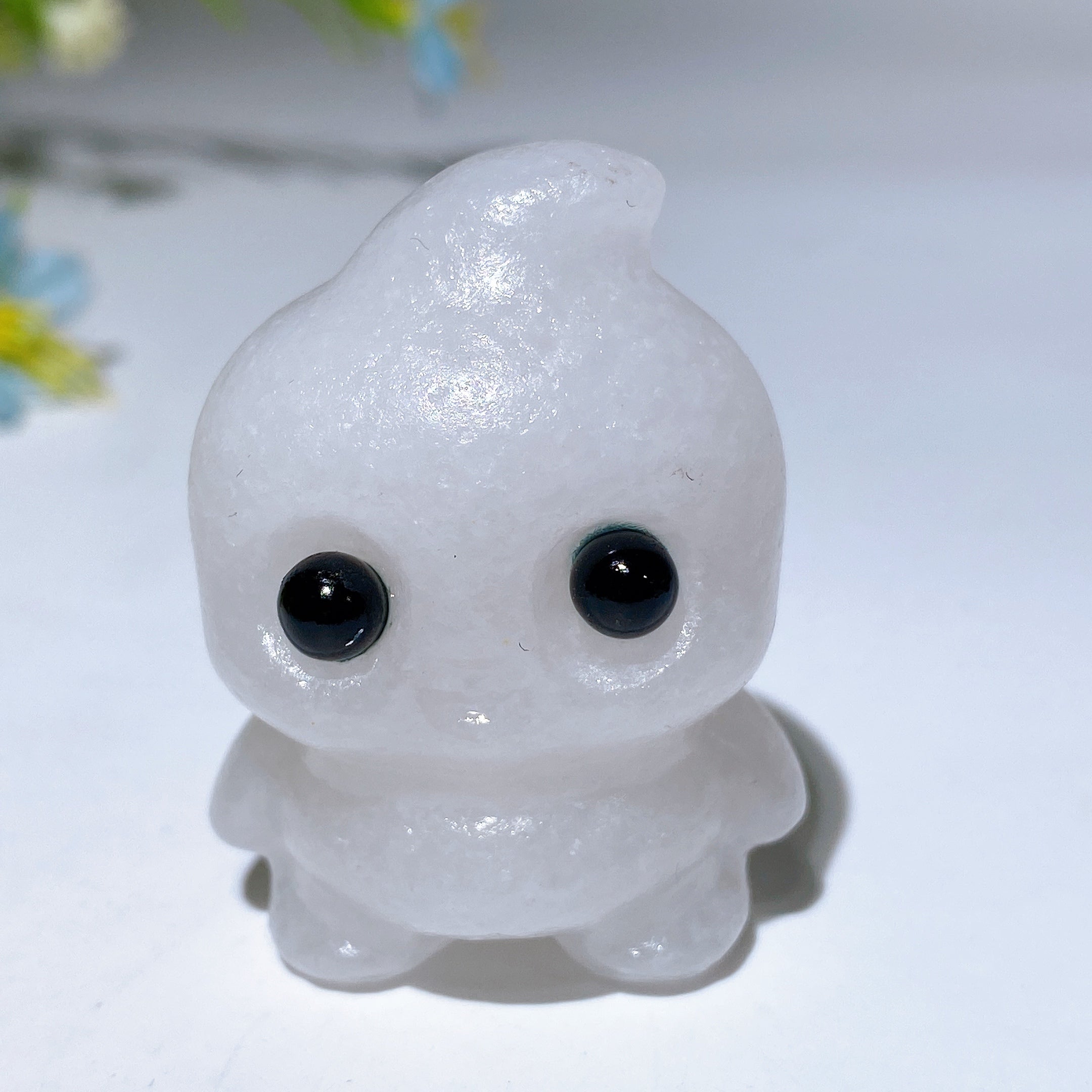1.6 Inch Crystal Baby Ghost Figurine Healing Carving