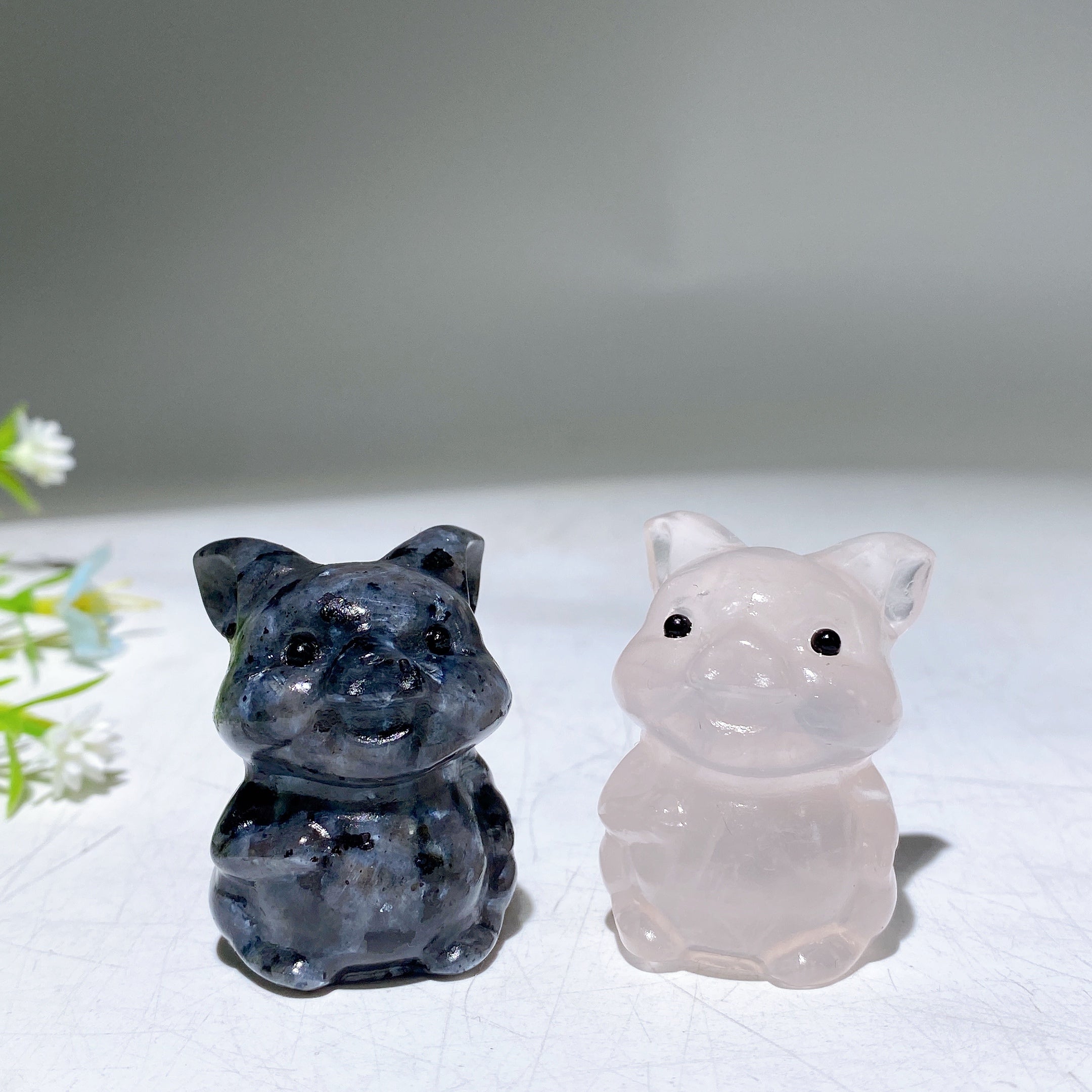 1.6 inch Crystal Pig Carving Healing Figurine