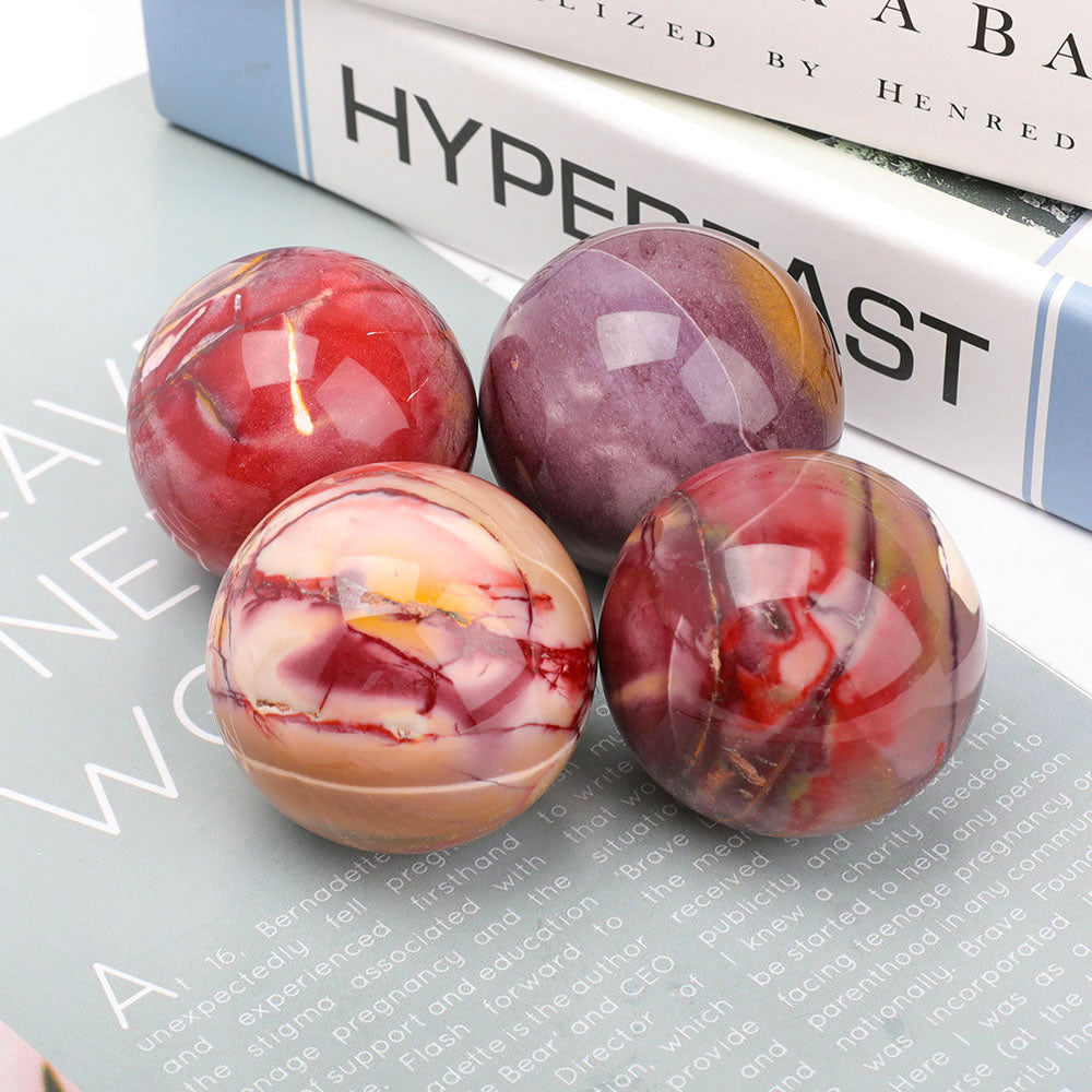1.8-2.0 inch Mookite Crystal Sphere for Healing & Energy Balance