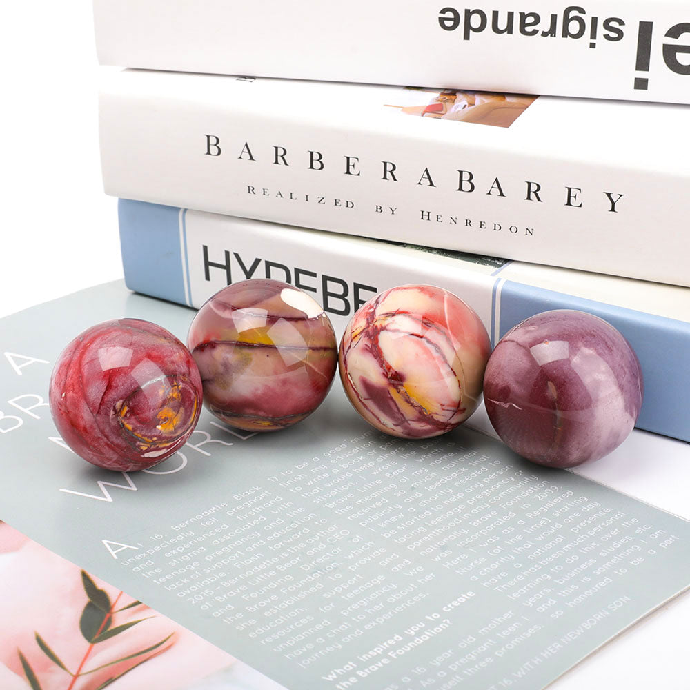 1.8-2.0 inch Mookite Crystal Sphere for Healing & Energy Balance