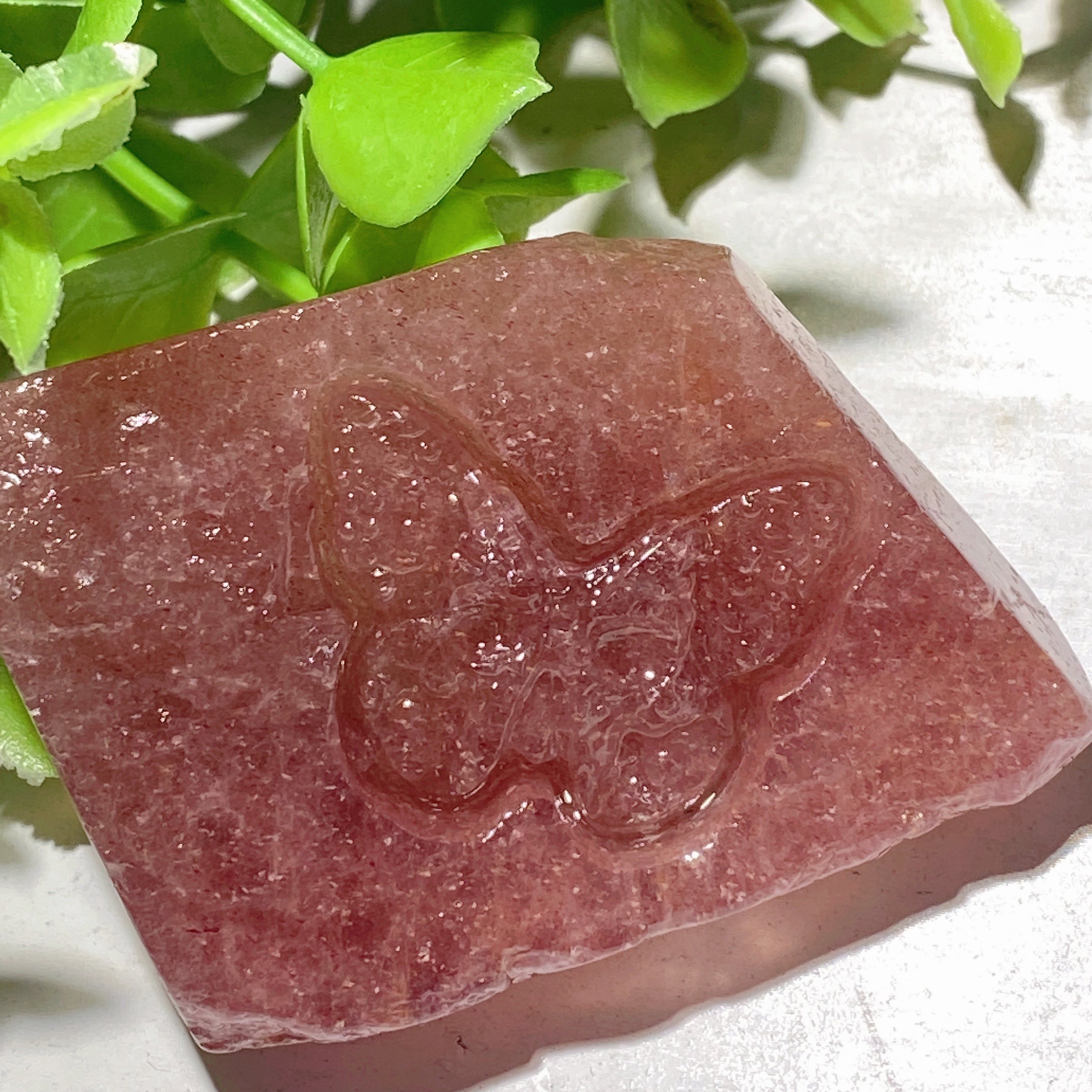 1.8-2.2 inch Mixed Crystal Slabs with Butterfly Skull Carvings